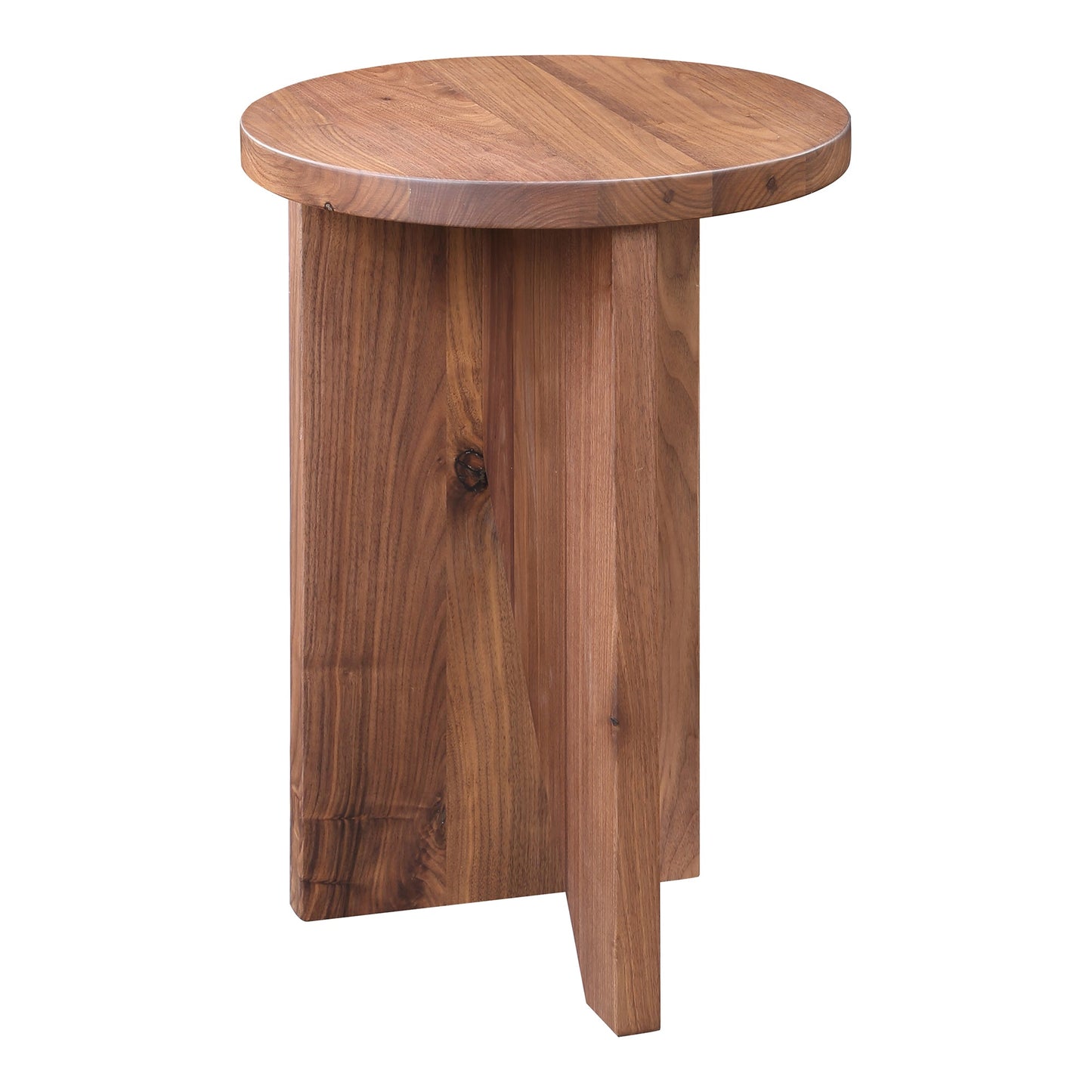Grace Walnut Brown Accent Table - Ornate Home