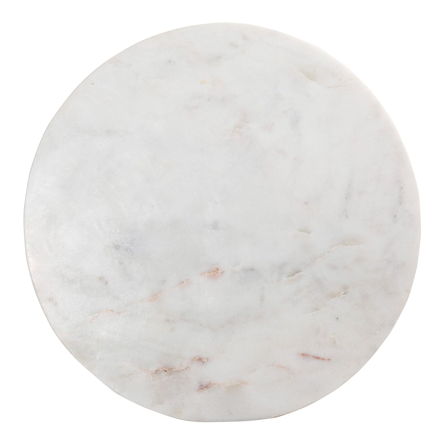 Grace White Marble Accent Table - Ornate Home