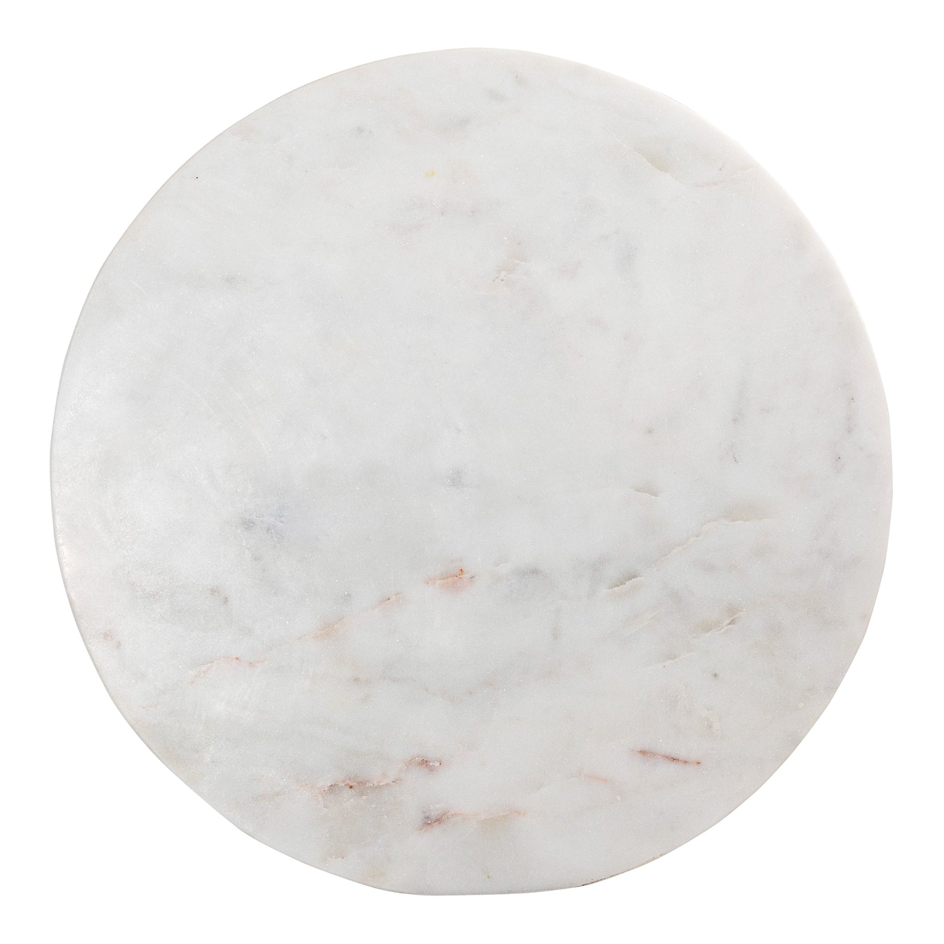 Grace White Marble Accent Table - Ornate Home