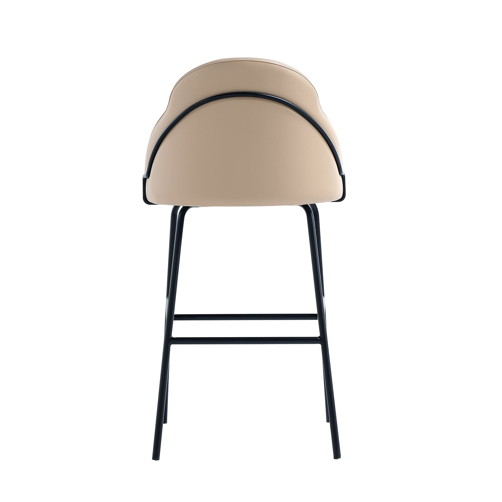 Gracie Barstool in Tan and Black - Ornate Home