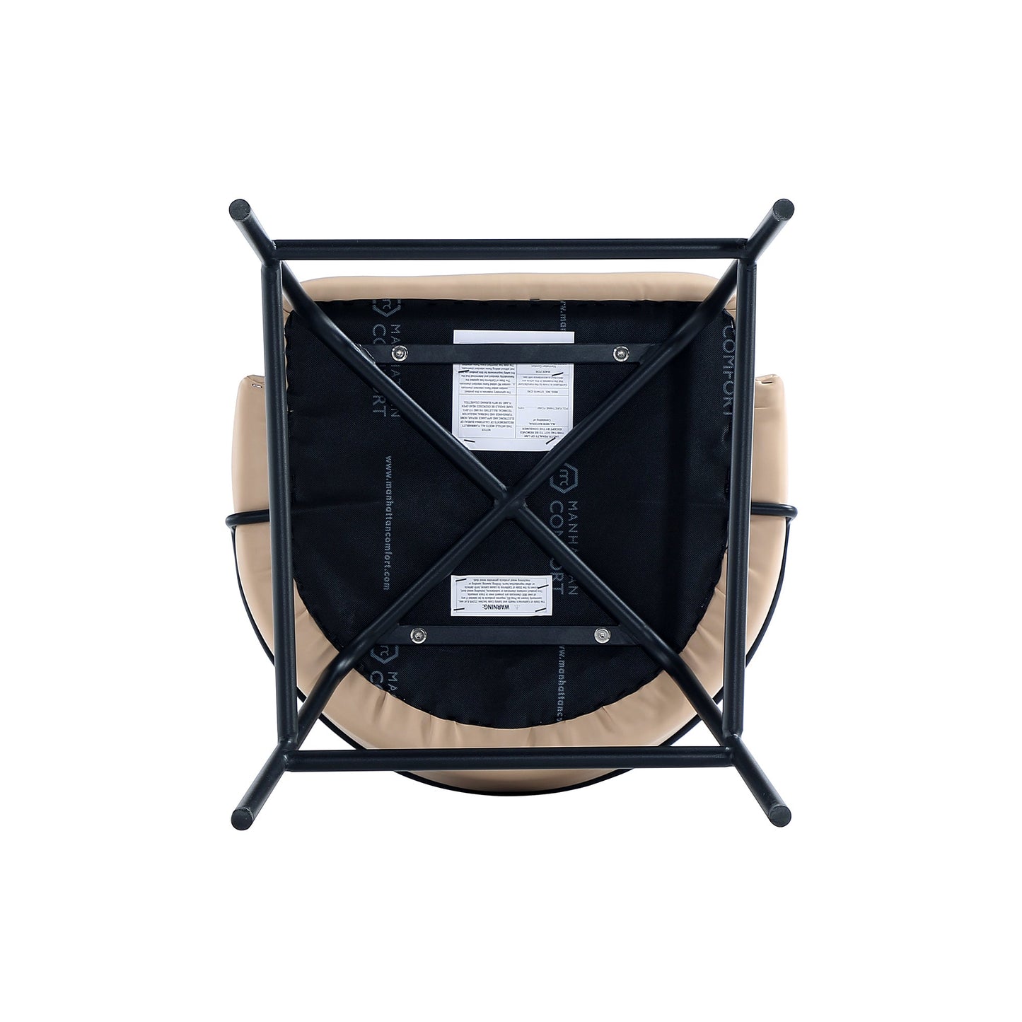 Gracie Barstool in Tan and Black - Ornate Home