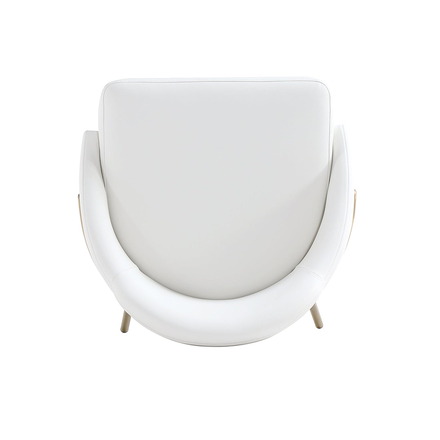 Gracie Barstool in White and Gold (set of 2) - Ornate Home