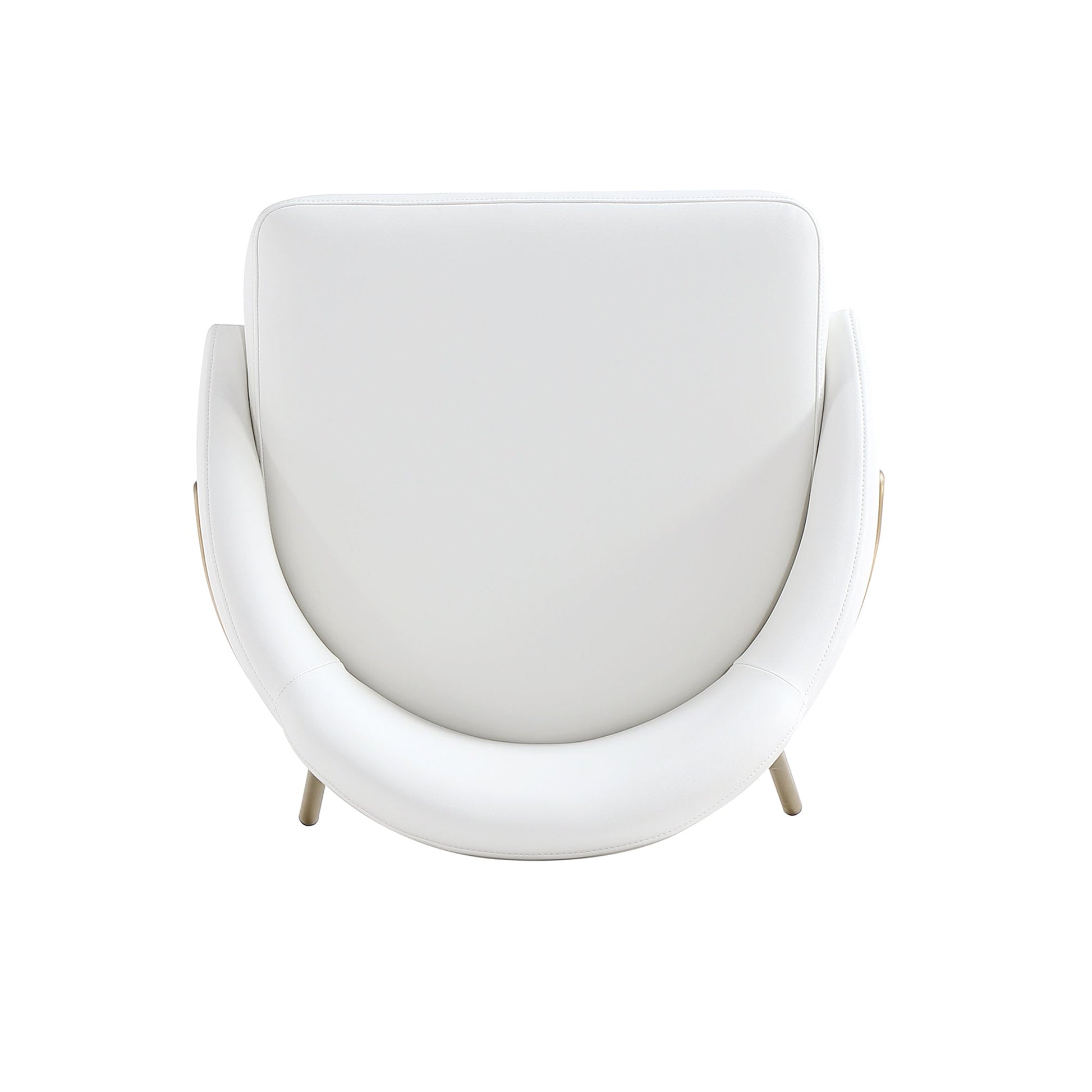 Gracie Barstool in White and Gold (set of 2) - Ornate Home