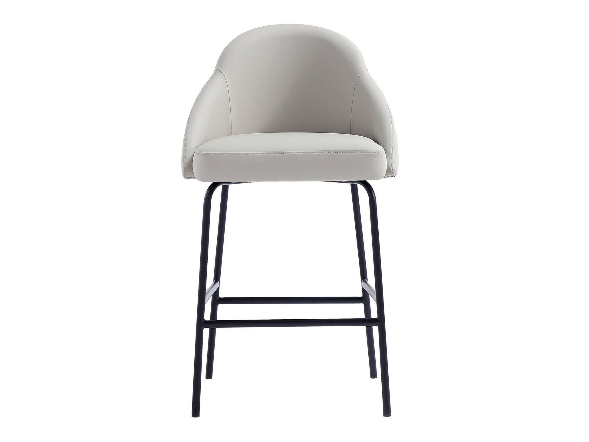 Gracie Counter Stool in Stone and Black - Ornate Home