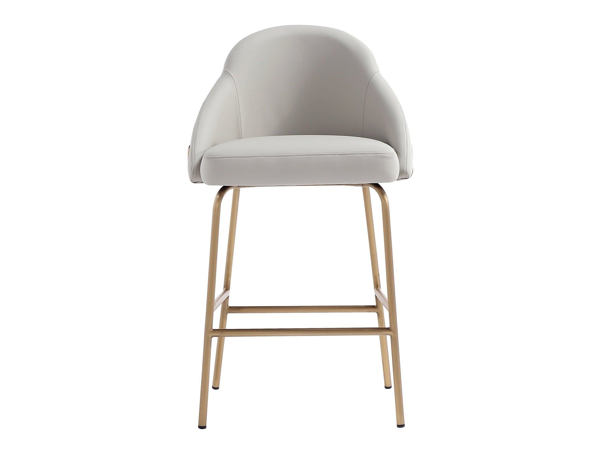 Gracie Counter Stool in Stone and Gold - Ornate Home