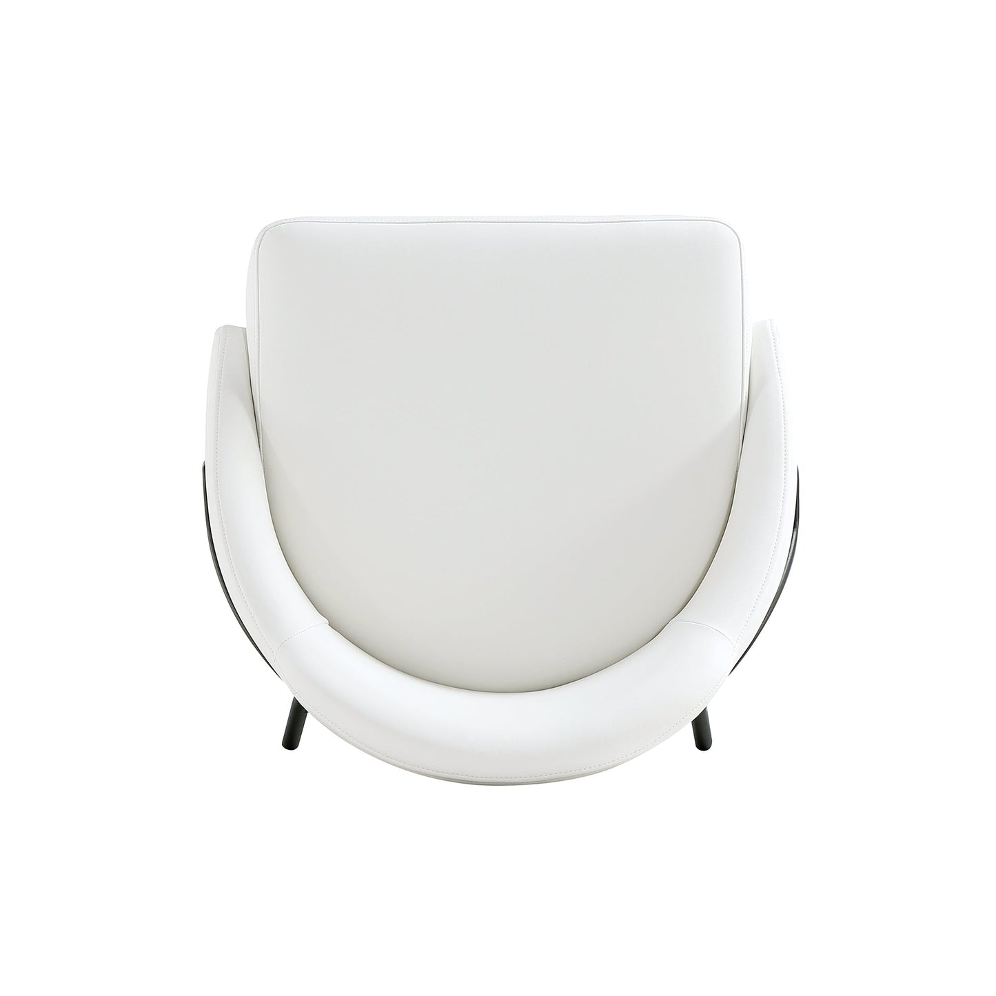 Gracie Counter Stool in White and Black (set of 2) - Ornate Home