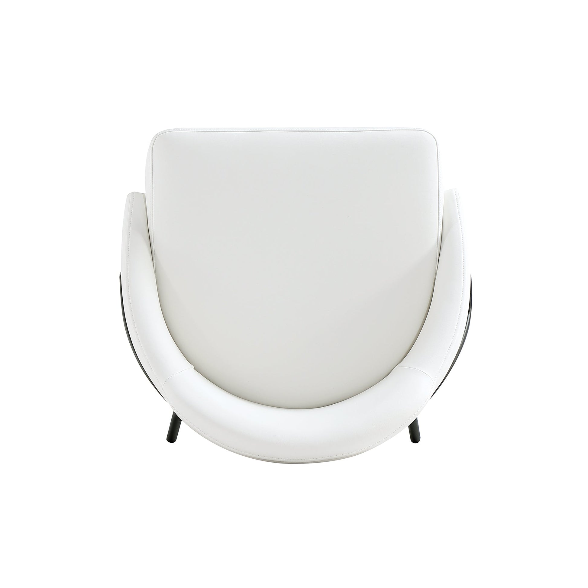 Gracie Counter Stool in White and Black (set of 3) - Ornate Home