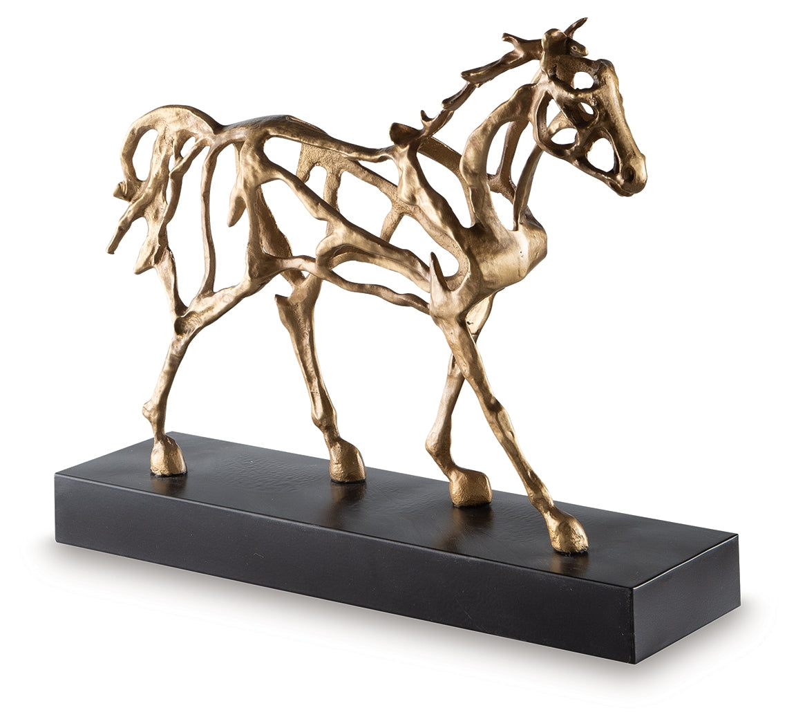 Grainville Antique Gold Finish Sculpture- Viva Furn