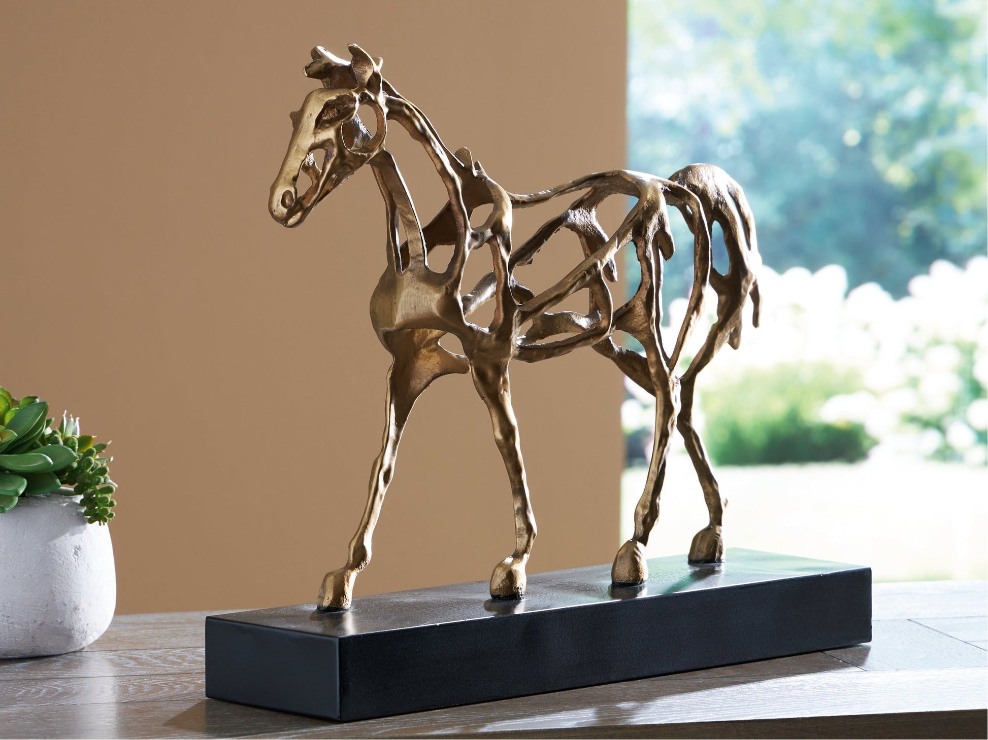 Grainville Antique Gold Finish Sculpture- Viva Furn