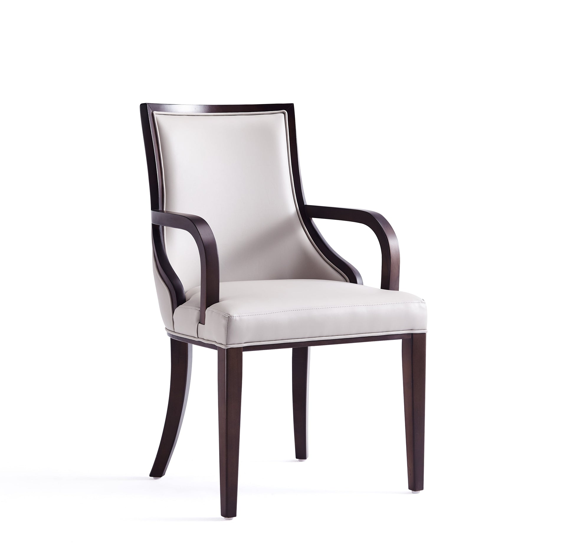 Grand Dining Armchair (set of 2) in Light Grey - Ornate Home