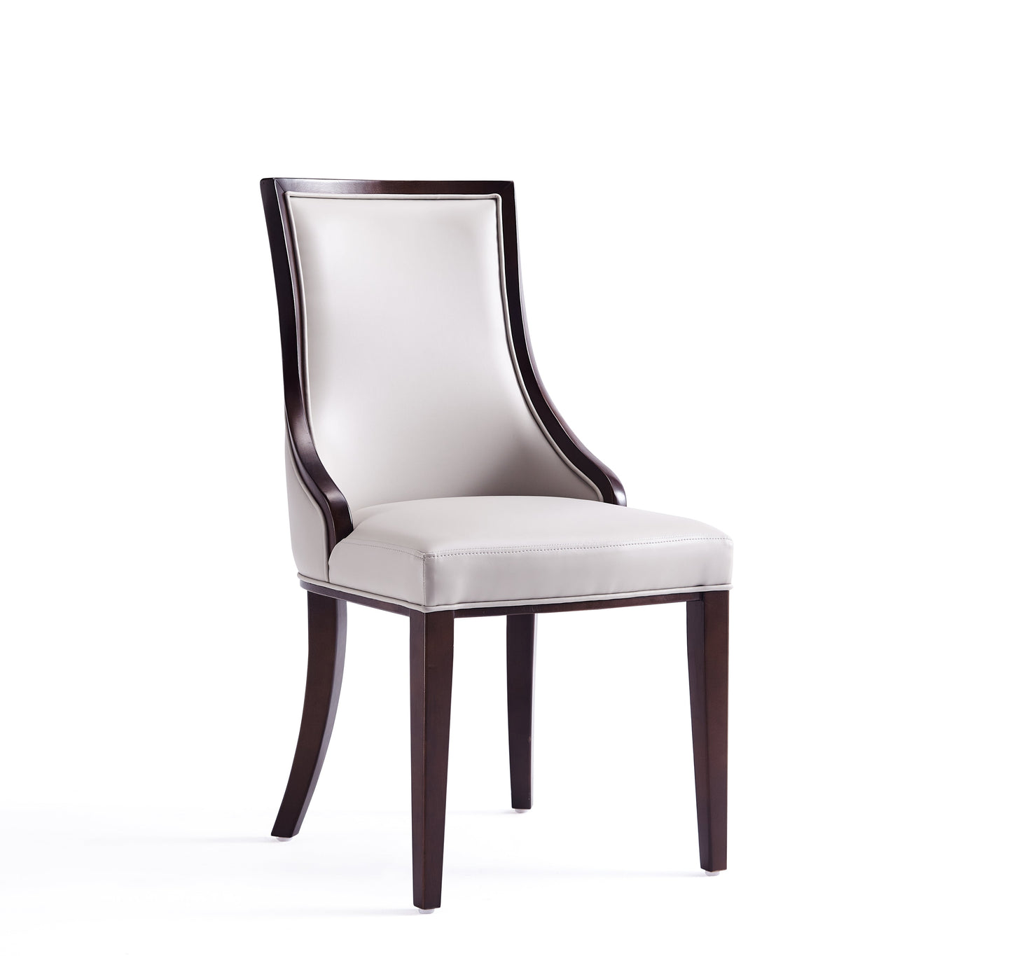 Grand Dining Chairs in Light Grey (set of 2) - Ornate Home