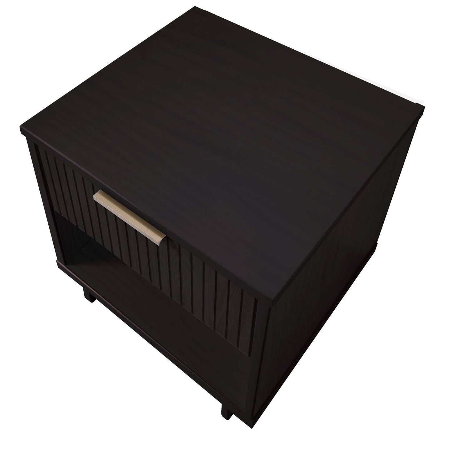 Granville Nightstand 1.0 in Black (set of 2) - Ornate Home