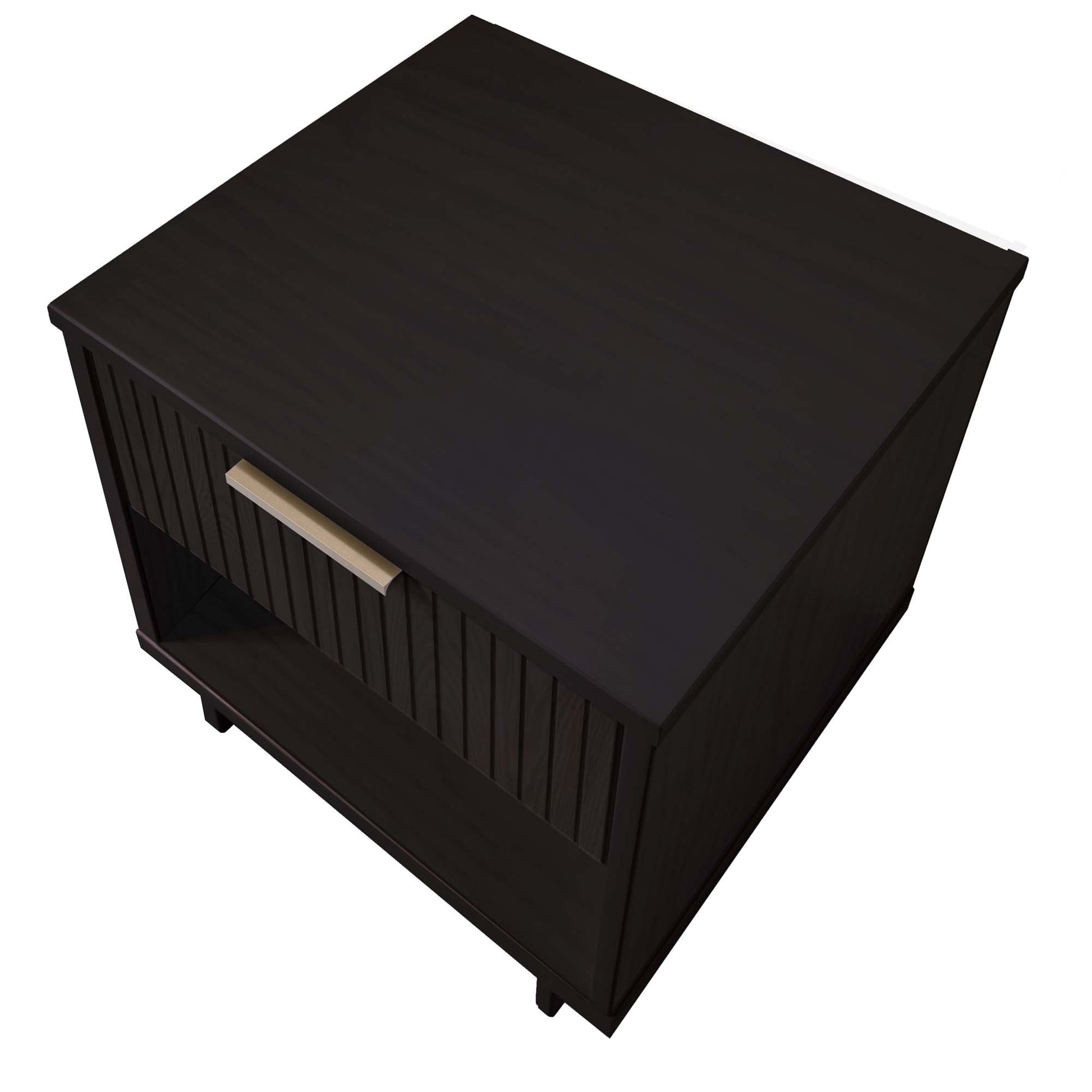 Granville Nightstand 1.0 in Black (set of 2) - Ornate Home