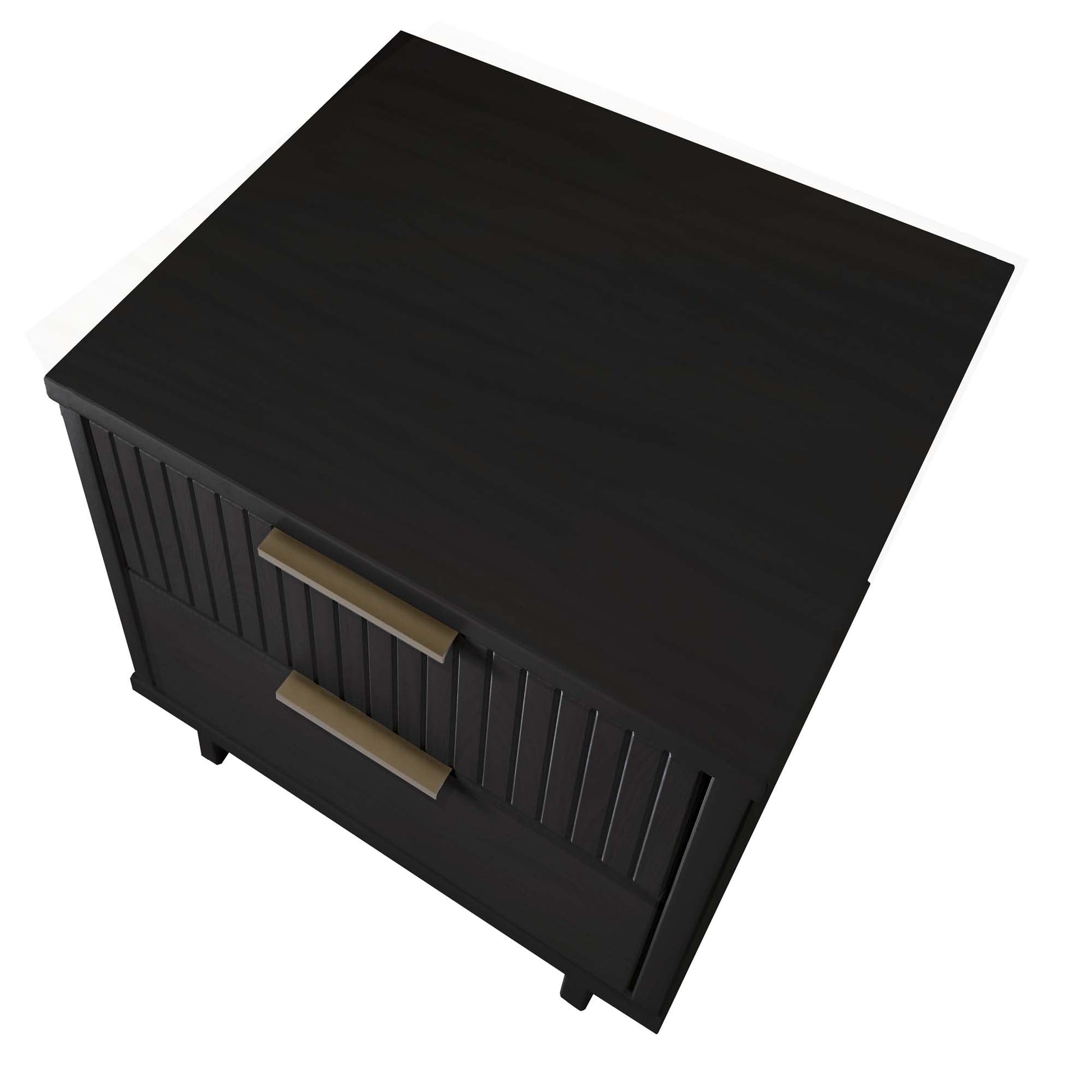 Granville Nightstand 2.0 in Black (set of 2) - Ornate Home