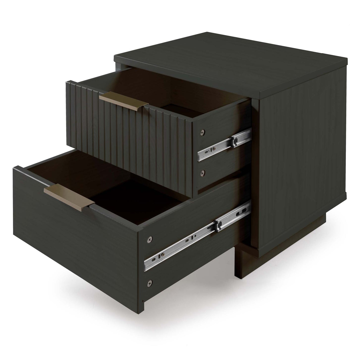 Granville Nightstand 2.0 in Dark Grey (set of 2) - Ornate Home