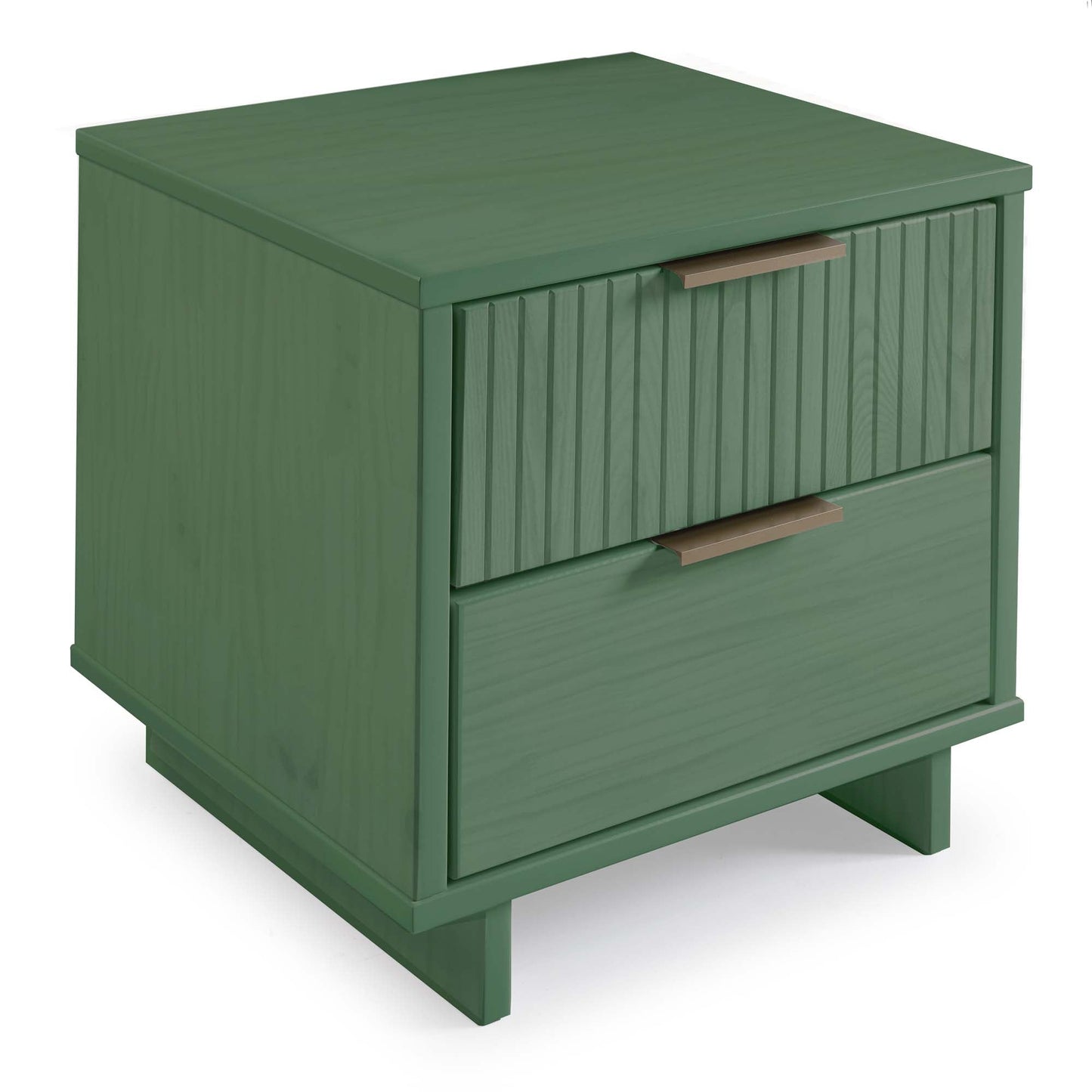 Granville Nightstand 2.0 in Sage Green (set of 2) - Ornate Home