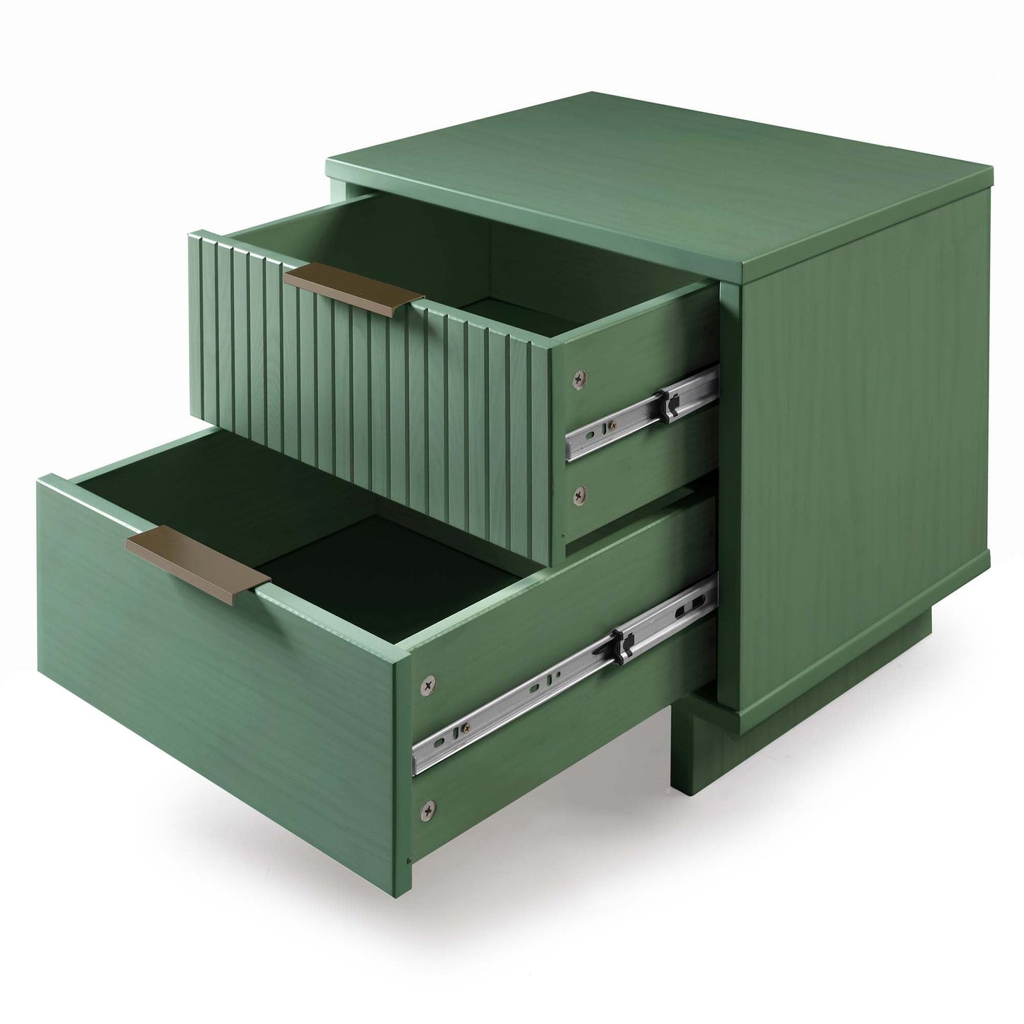 Granville Nightstand 2.0 in Sage Green (set of 2) - Ornate Home