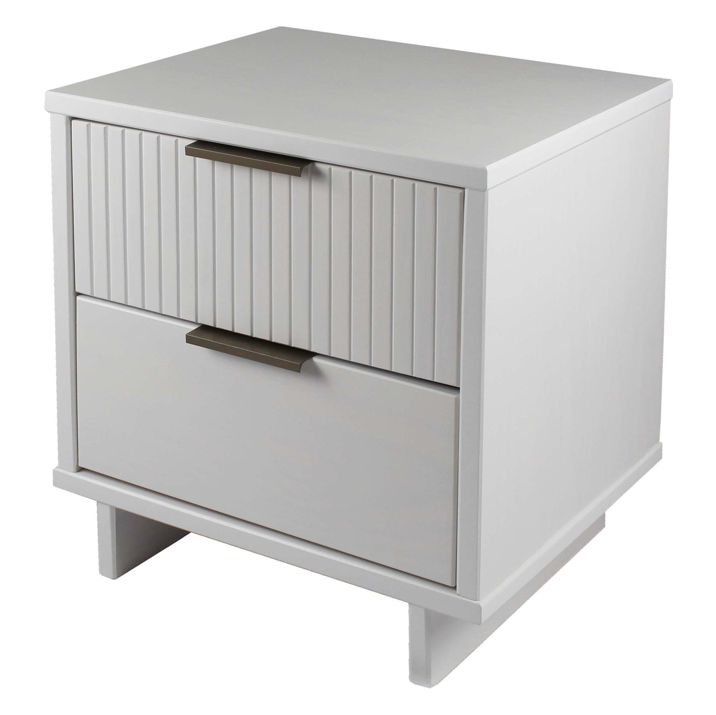 Granville Nightstand 2.0 in White (set of 2) - Ornate Home