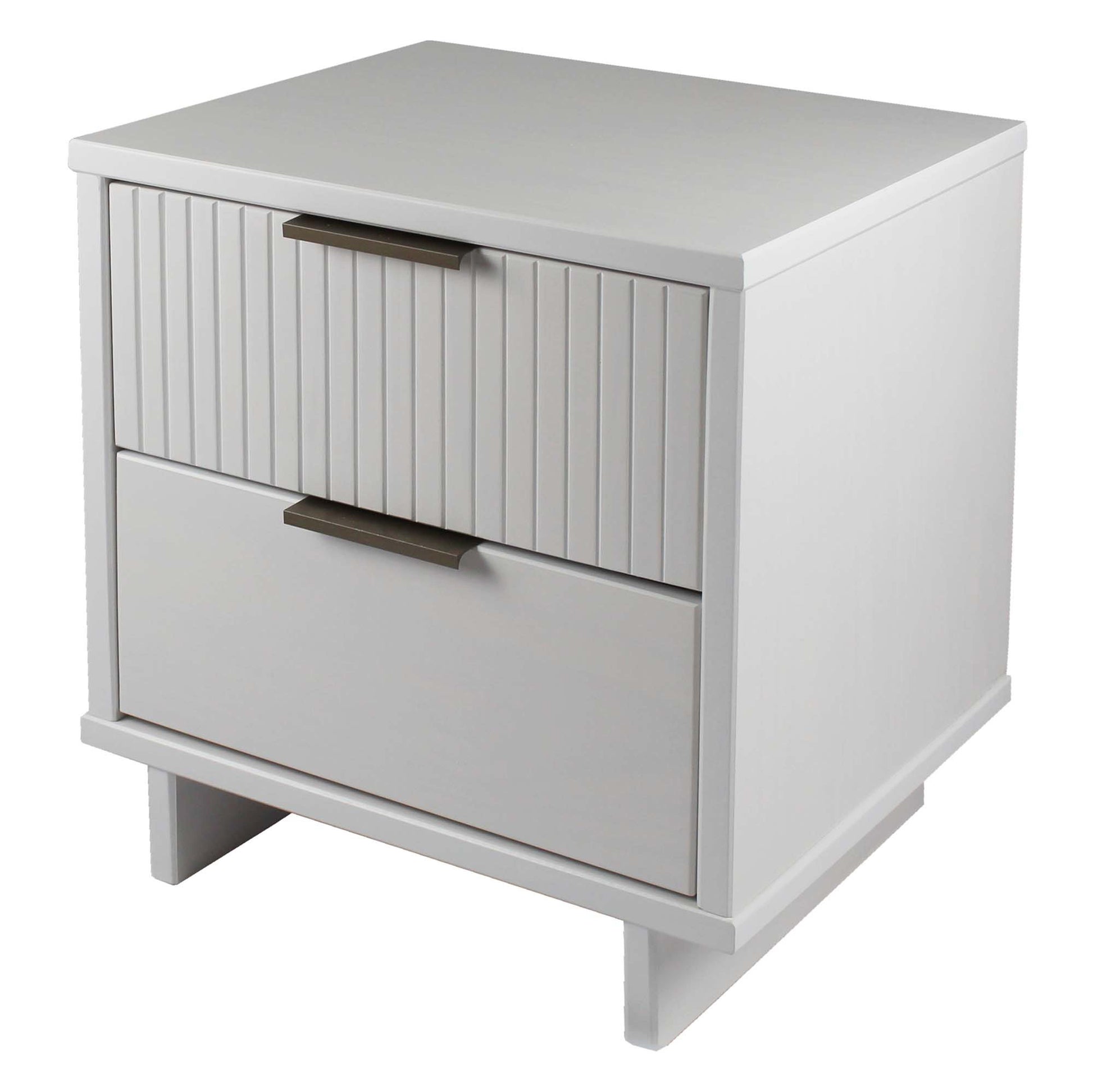 Granville Nightstand 2.0 in White (set of 2) - Ornate Home