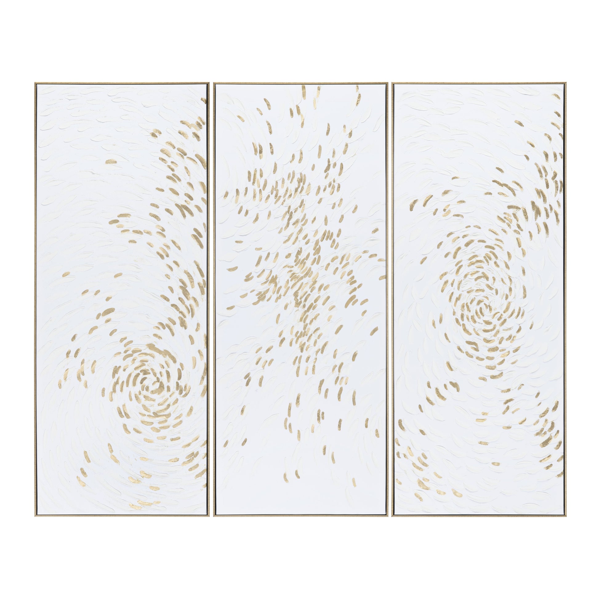 Great Escape White/Gold Canvas - Ornate Home