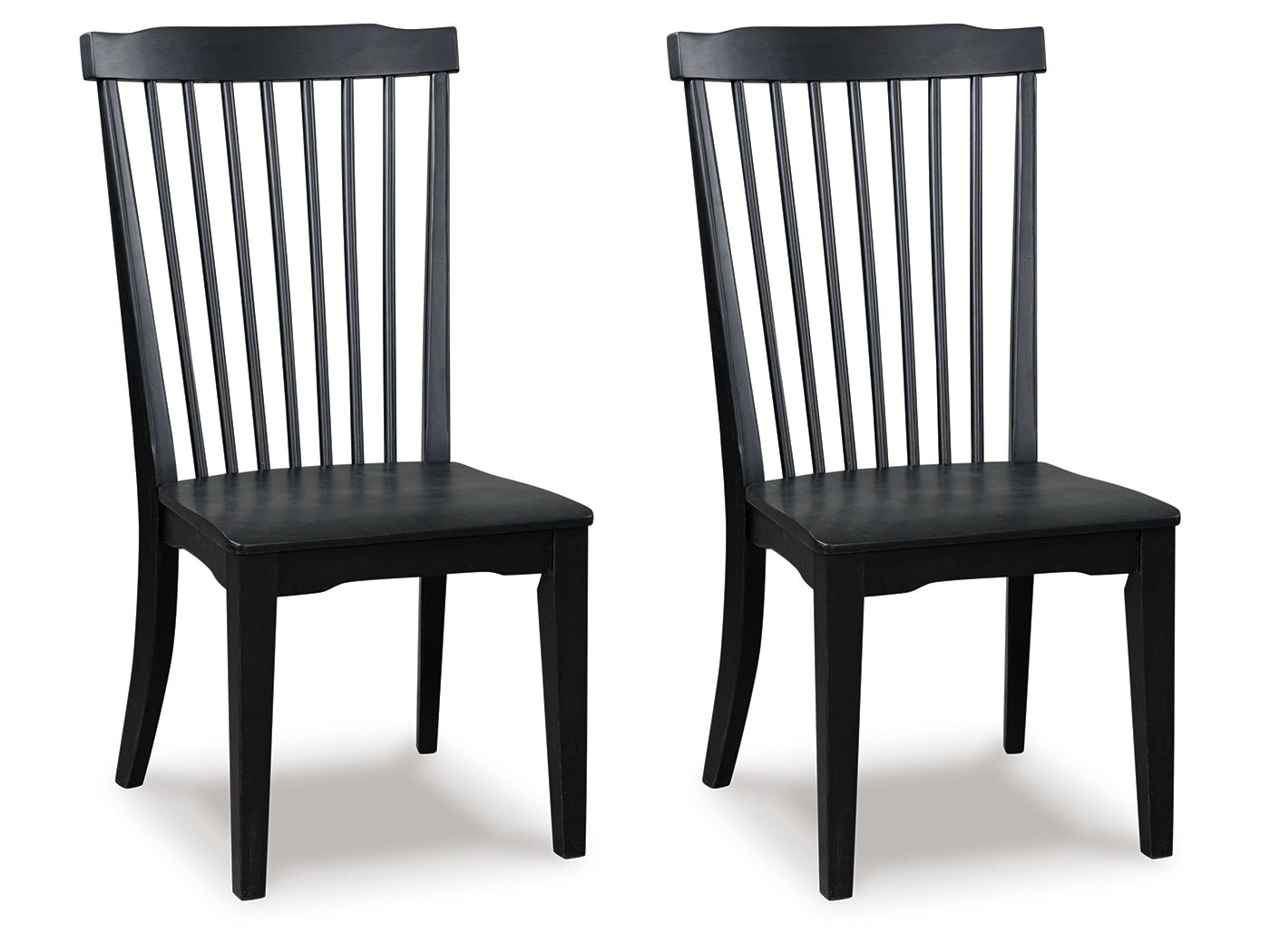 Greddinton Black Dining Room Side Chair (Set of 2)- Viva Furn