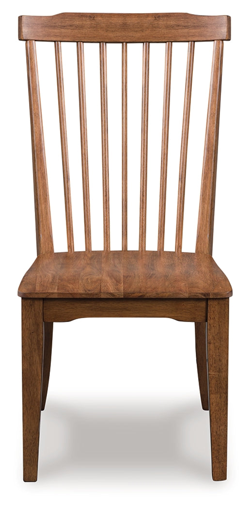 Greddinton Brown Dining Room Side Chair (Set of 2)- Viva Furn