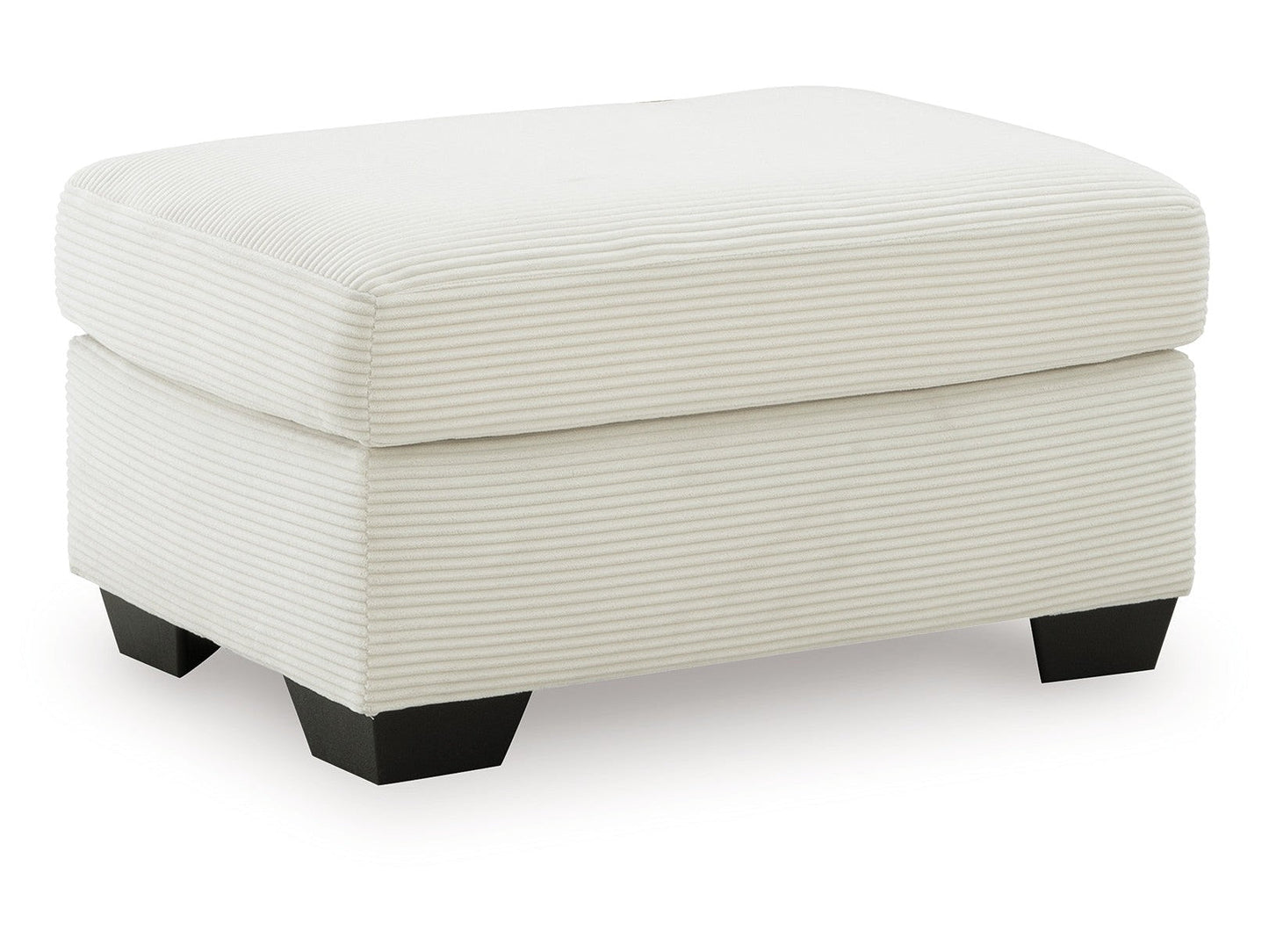 Greenbriar Ivory Ottoman- Viva Furn