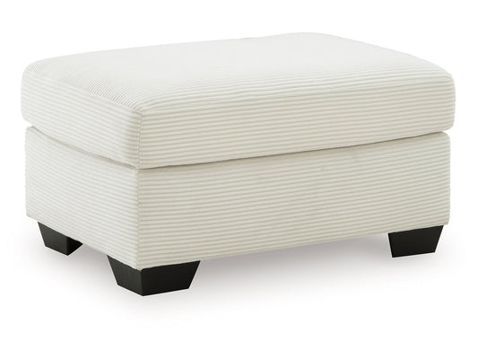 Greenbriar Ivory Ottoman- Viva Furn