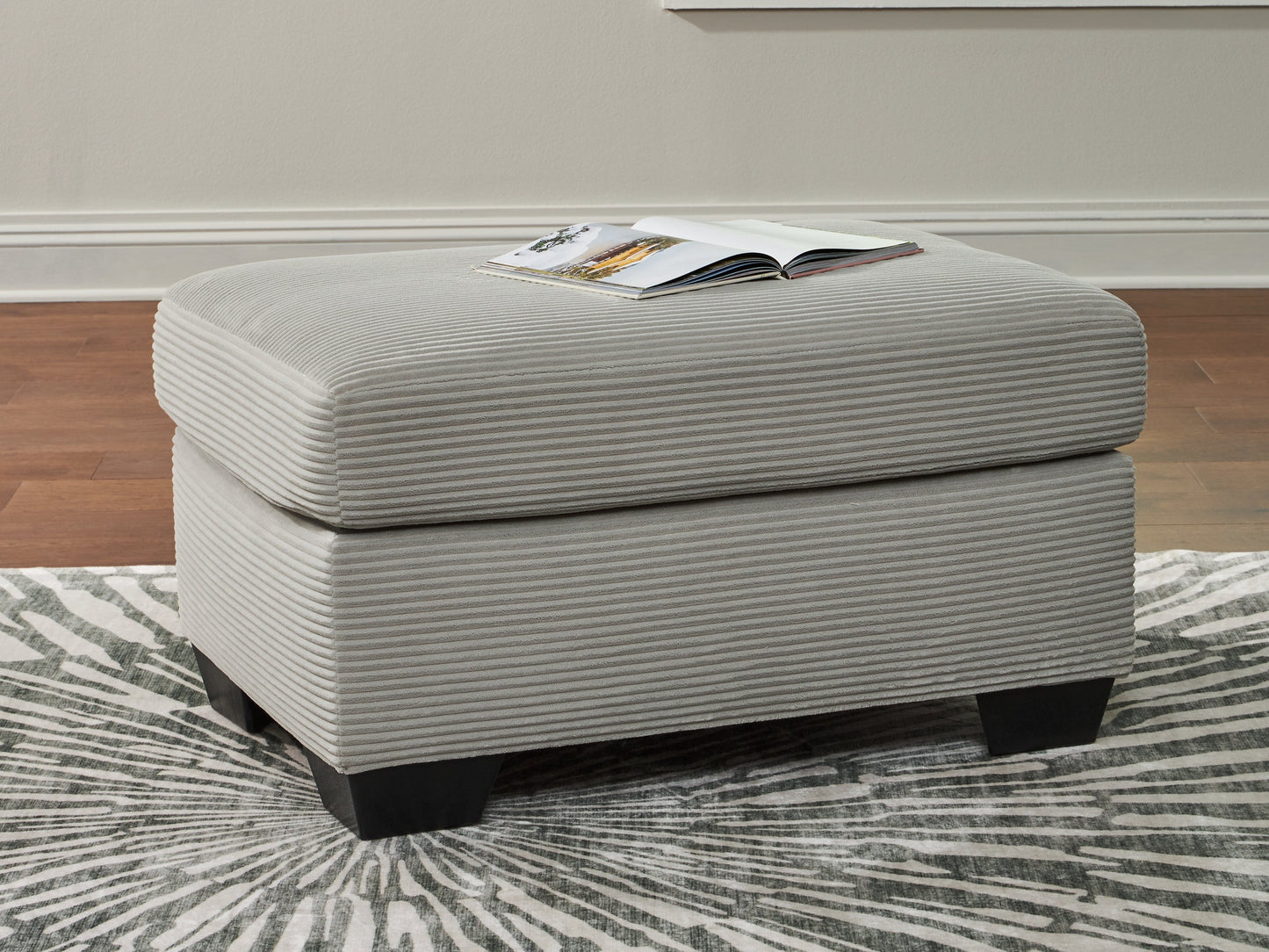 Greenbriar Smoke Ottoman- Viva Furn
