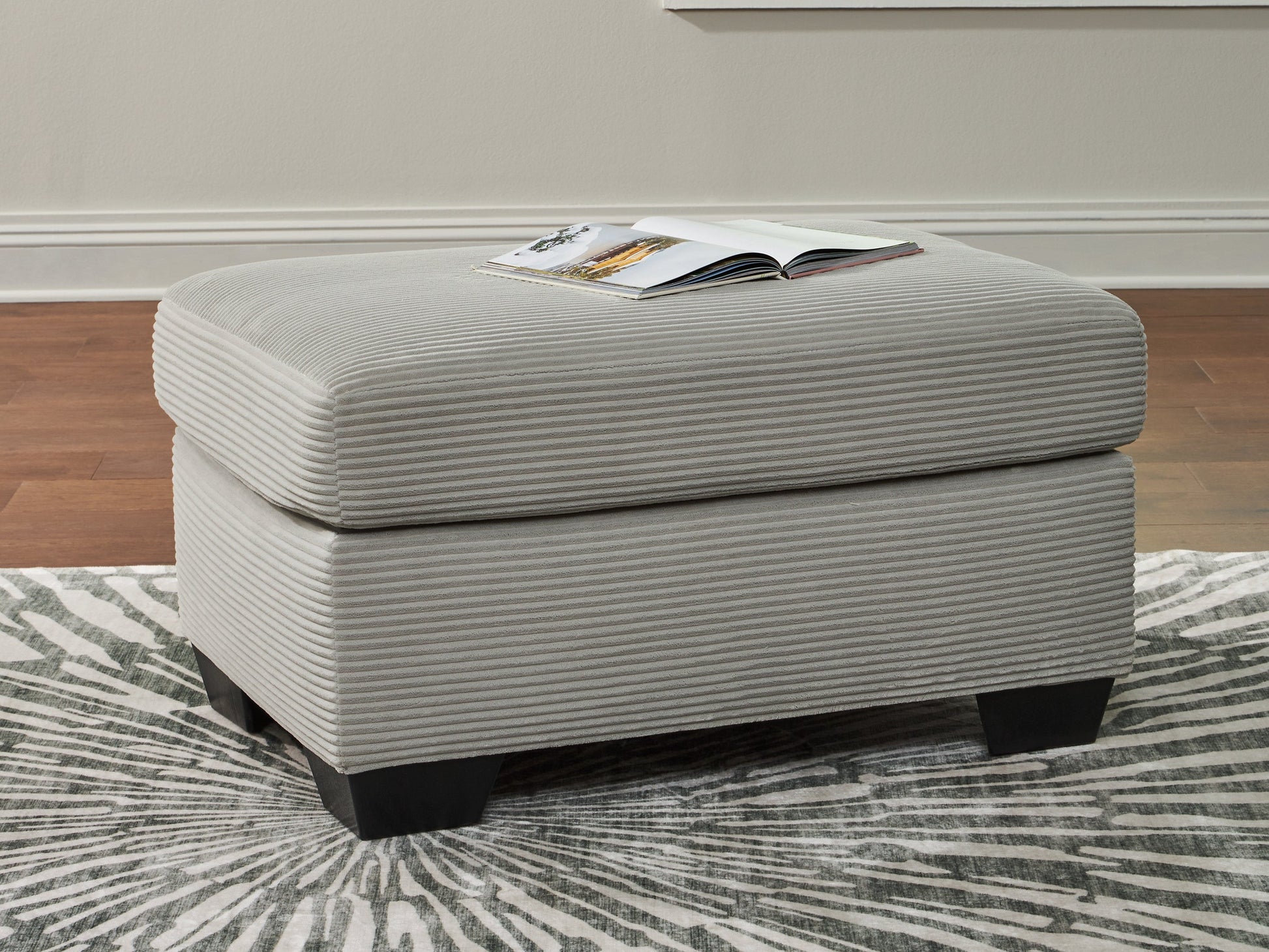 Greenbriar Smoke Ottoman- Viva Furn