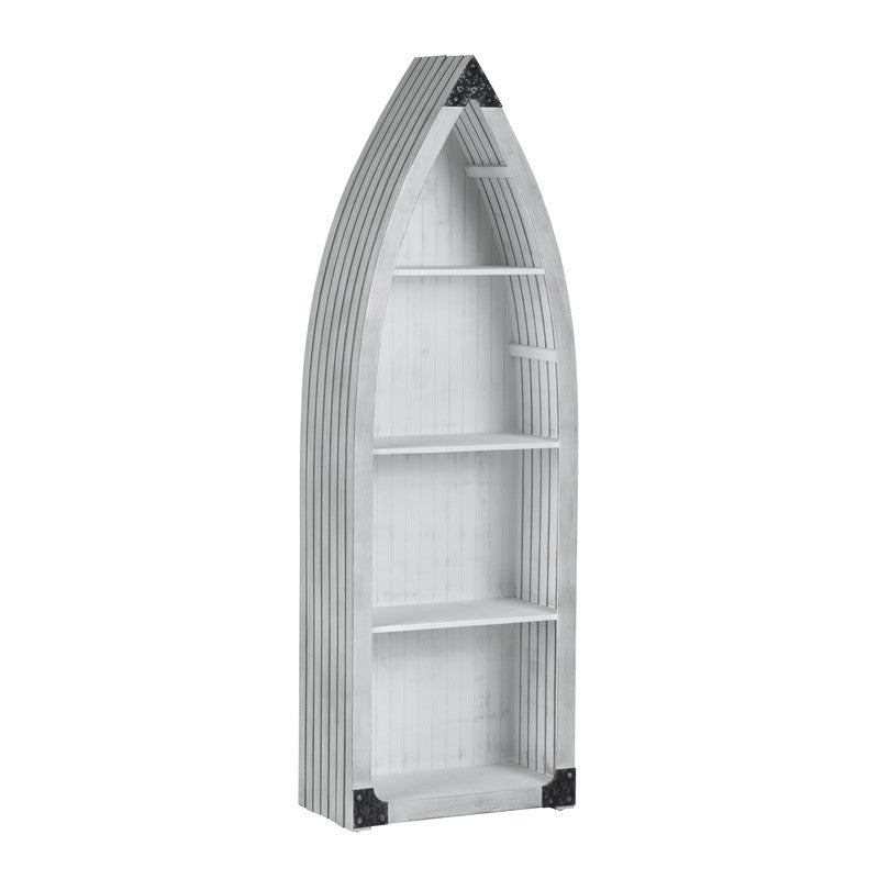 Greers White/Tan Etagere - Ornate Home