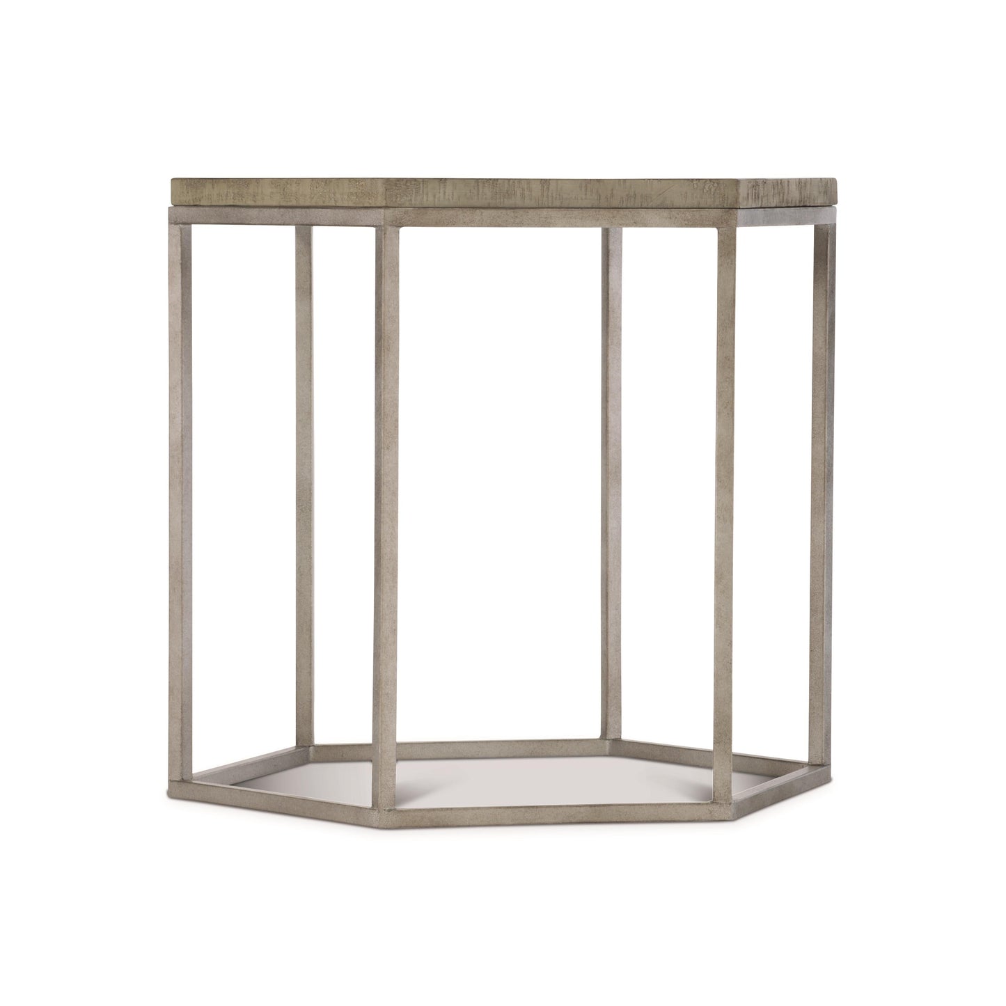 Gresham Glazed Silver/Morel Side Table - Ornate Home
