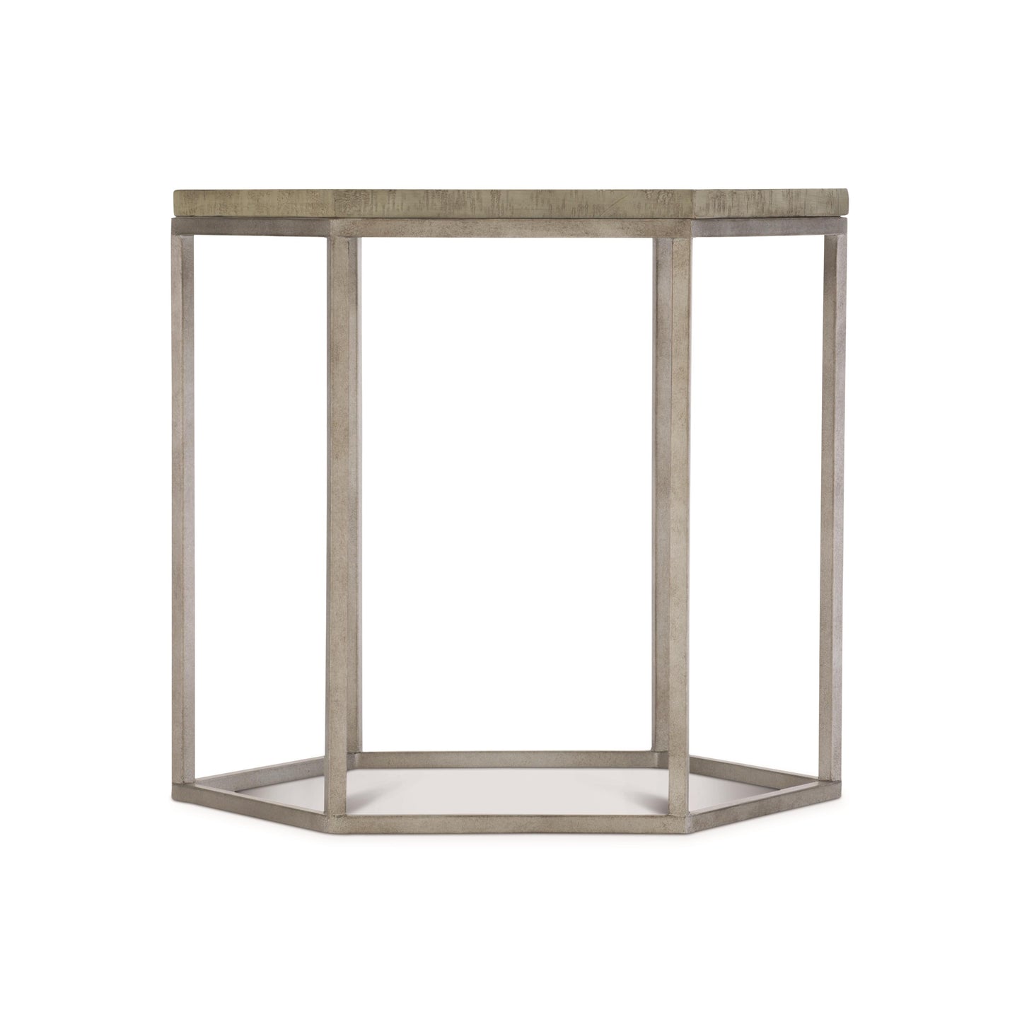 Gresham Glazed Silver/Morel Side Table - Ornate Home