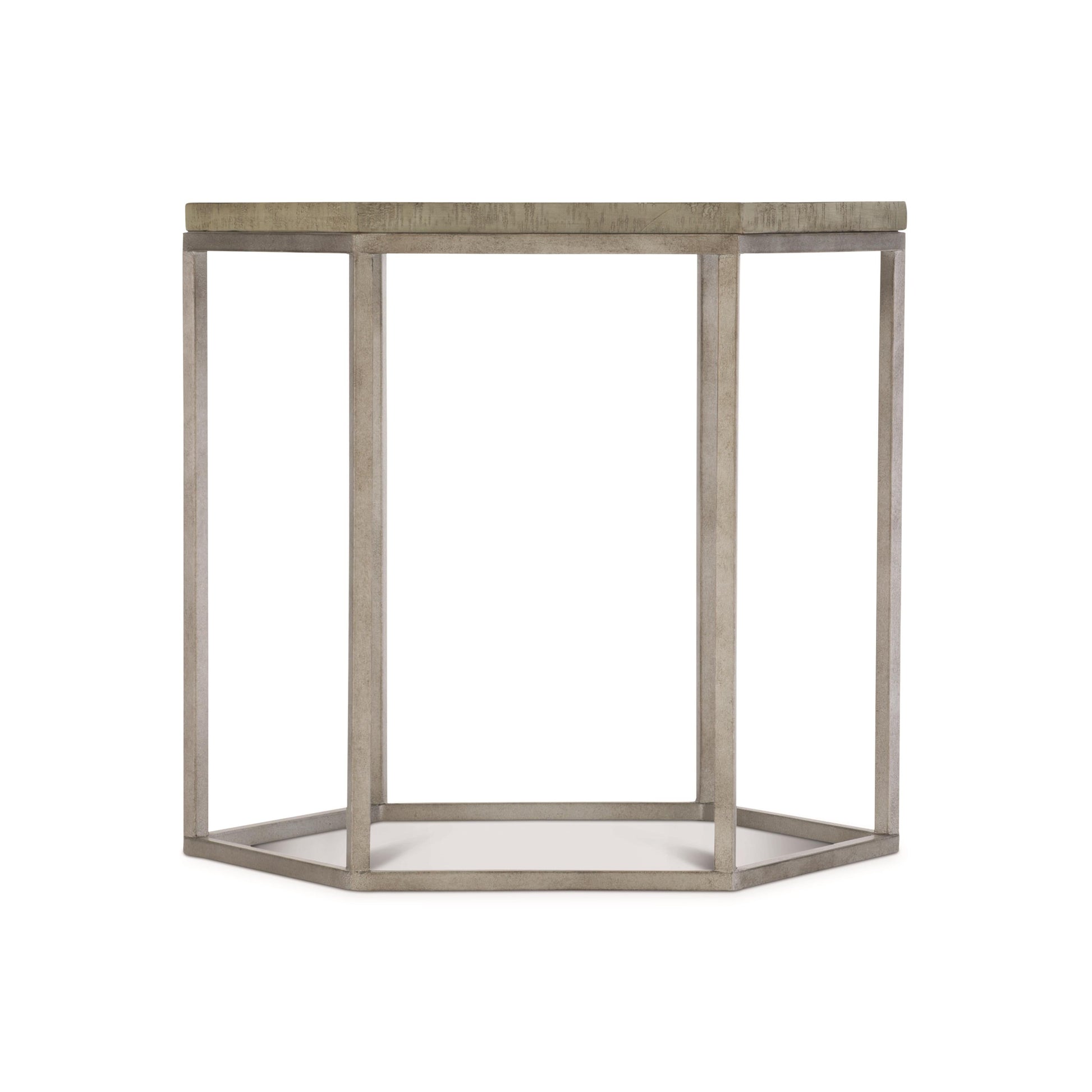 Gresham Glazed Silver/Morel Side Table - Ornate Home