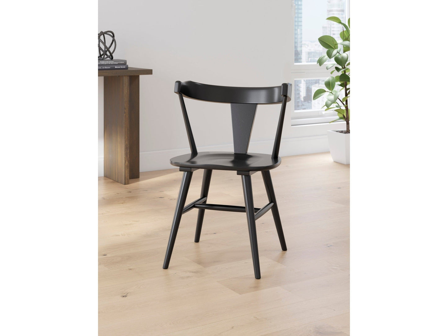 Gretlynn Black Dining Room Side Chair (Set of 2)- Viva Furn