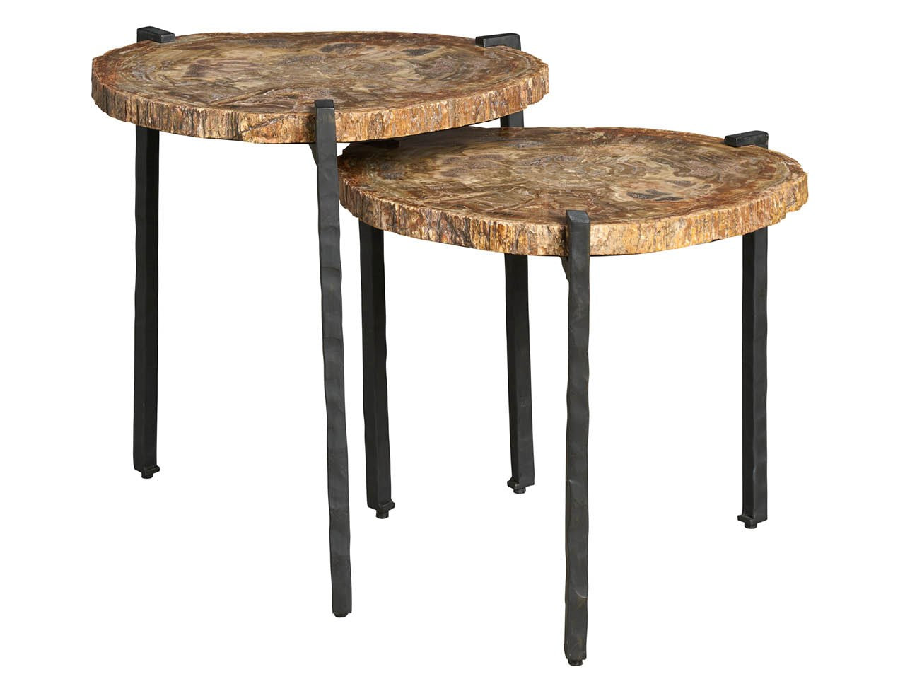 Griffith Park Natural Stone/Aged Bronze Large Bunching Table - Ornate Home