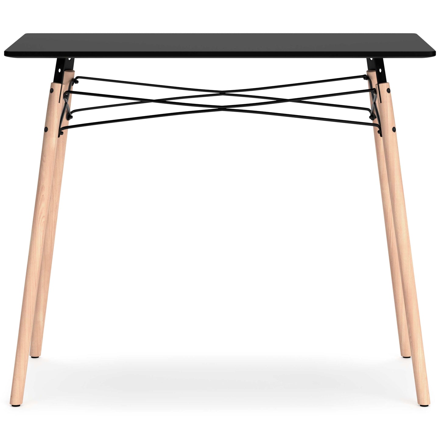 Jaspeni Black/Natural Home Office Desk