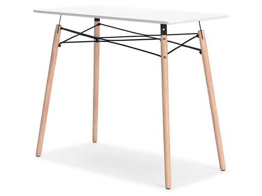 Jaspeni White/Natural Home Office Desk