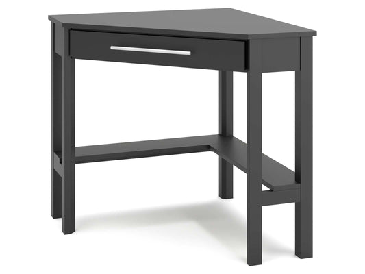 Otaska Black Corner Desk