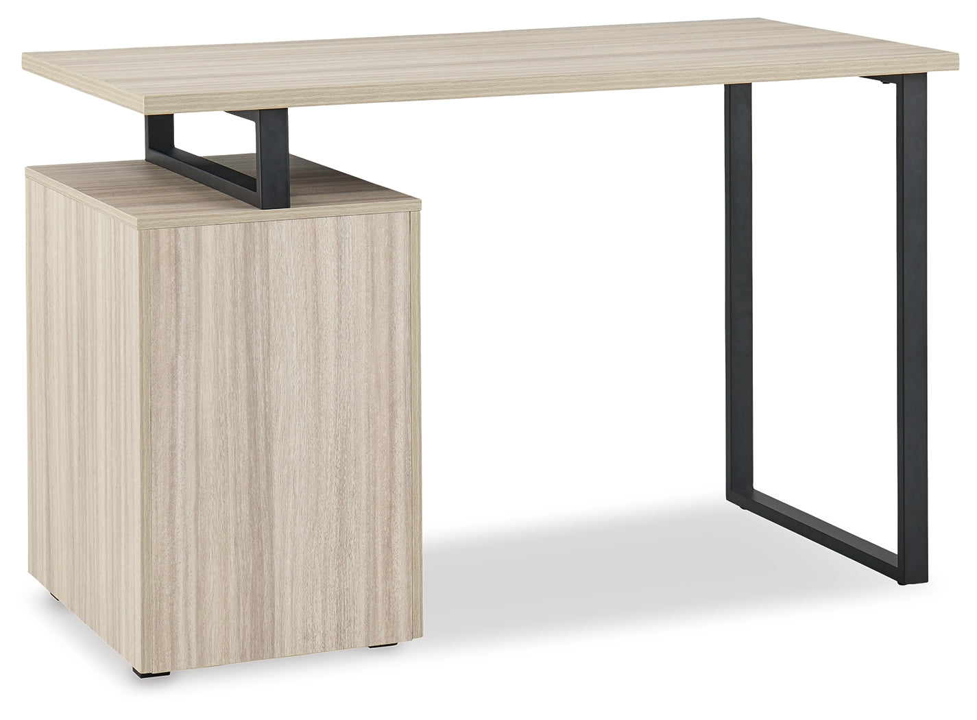 Waylowe Natural/Black 48" Home Office Desk