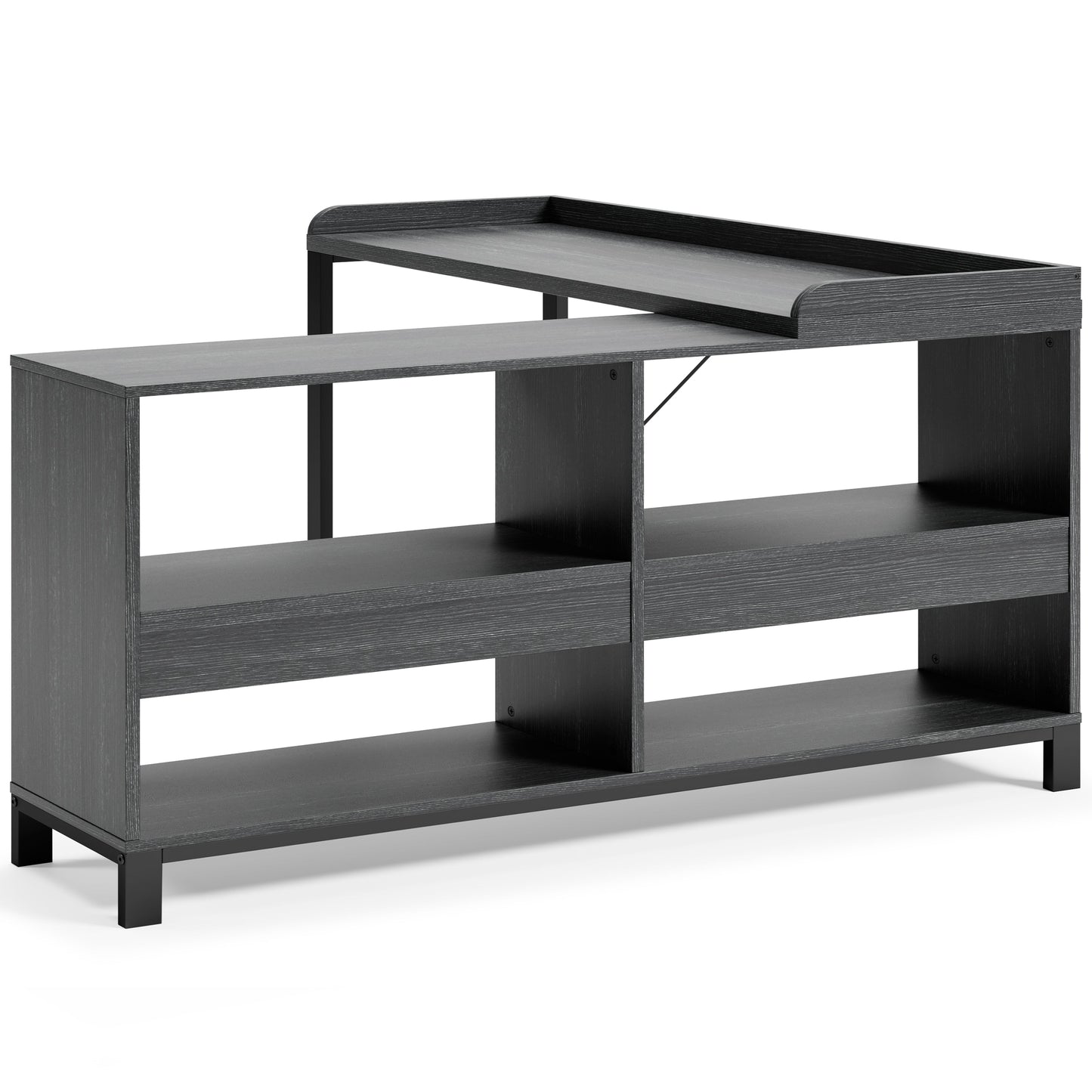 Yarlow Black Home Office L-Desk