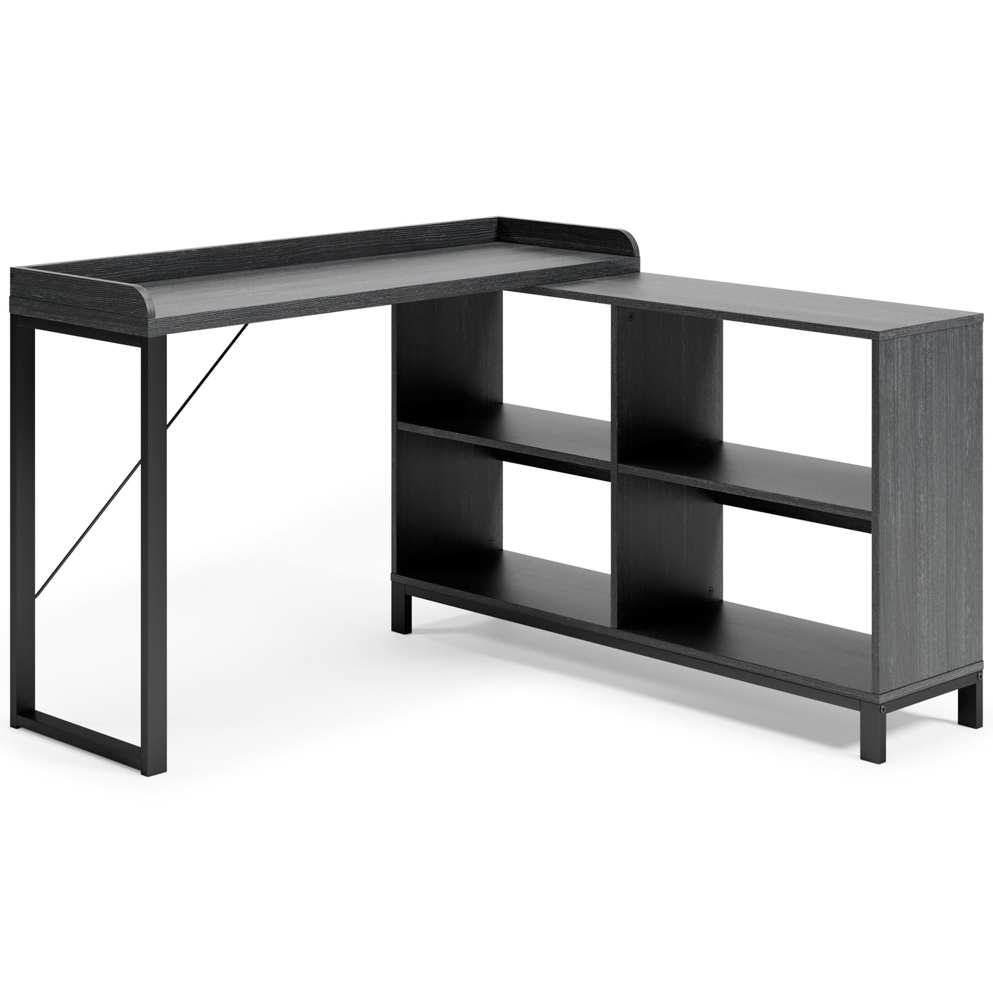 Yarlow Black Home Office L-Desk