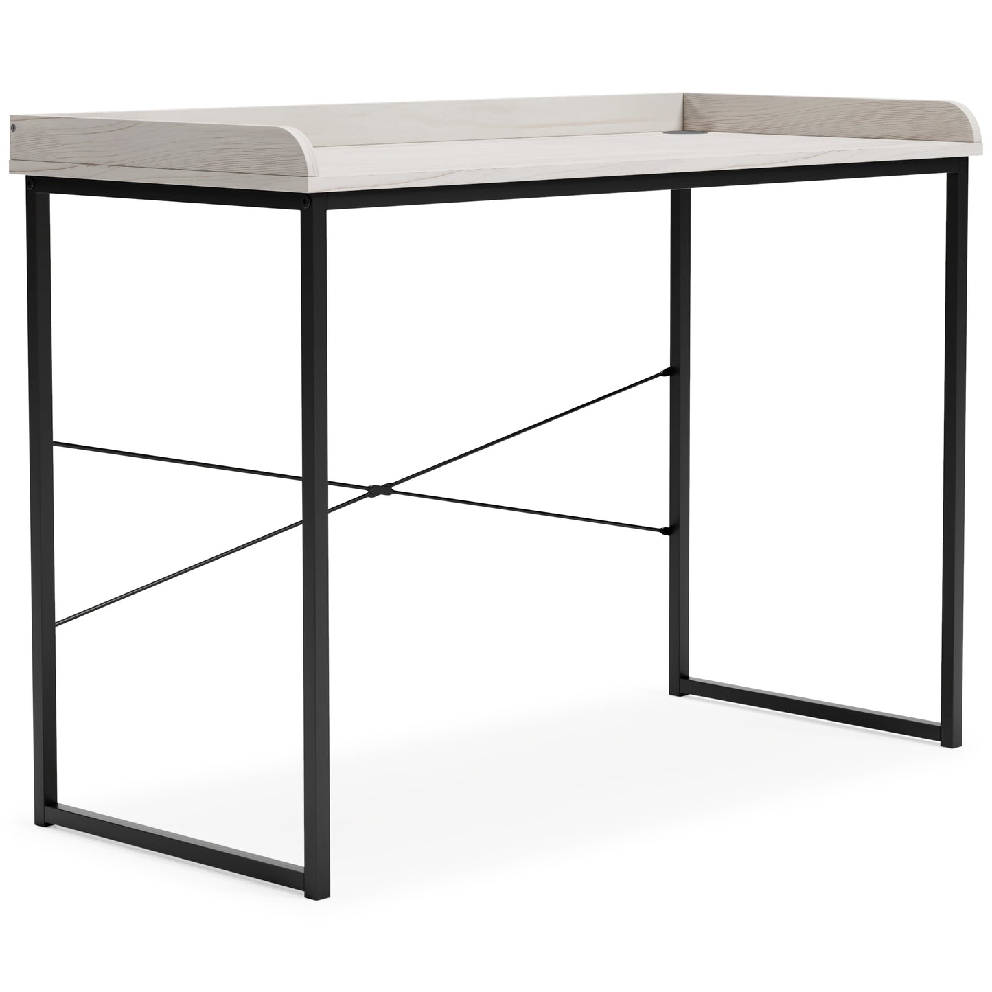 Bayflynn White/Black 43" Home Office Desk