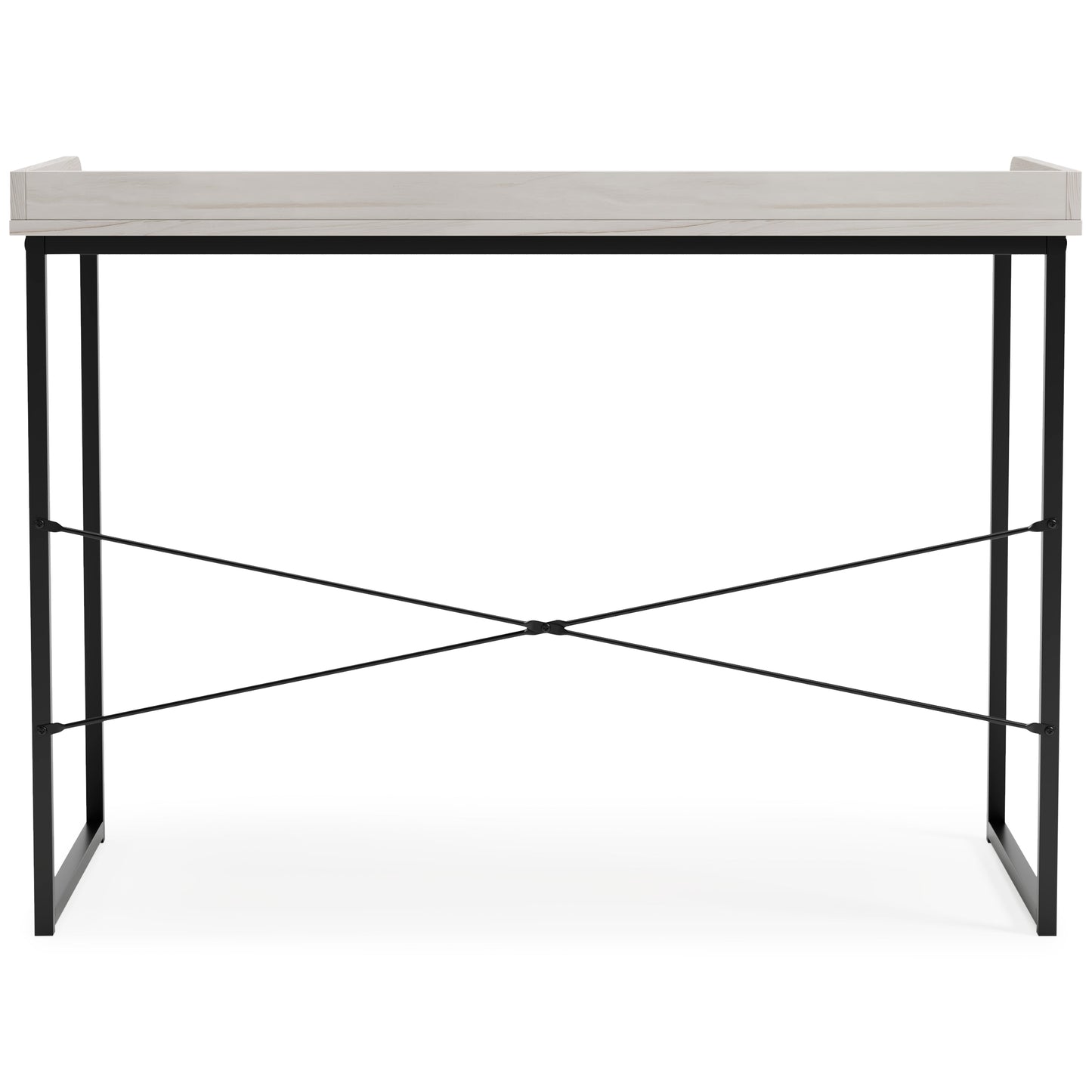 Bayflynn White/Black 43" Home Office Desk