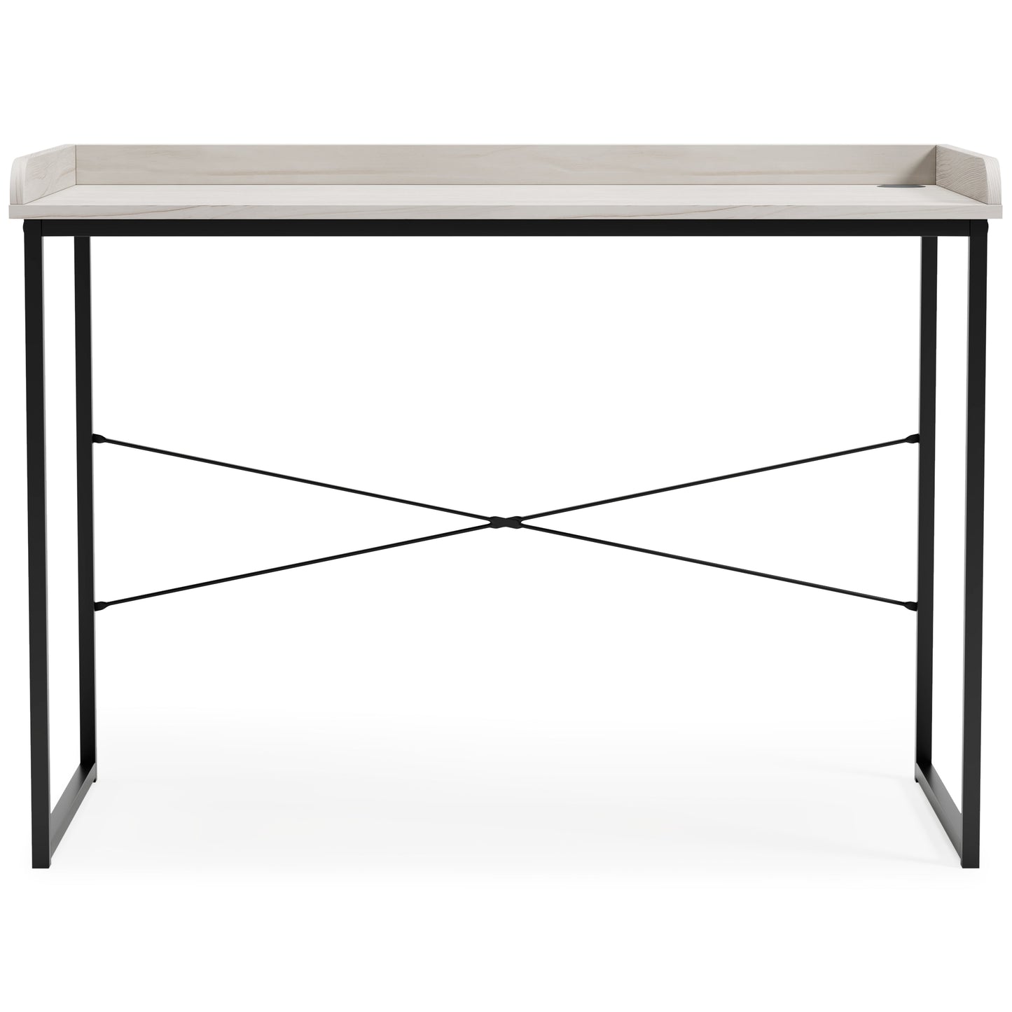 Bayflynn White/Black 43" Home Office Desk