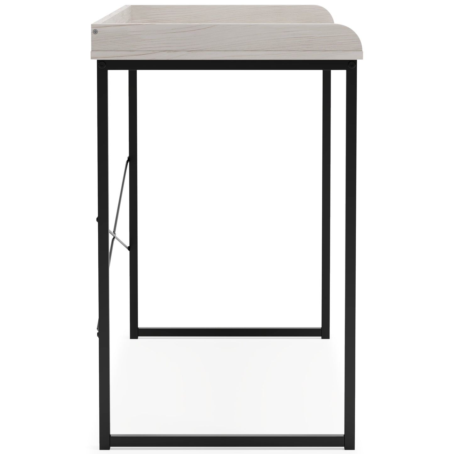 Bayflynn White/Black 43" Home Office Desk