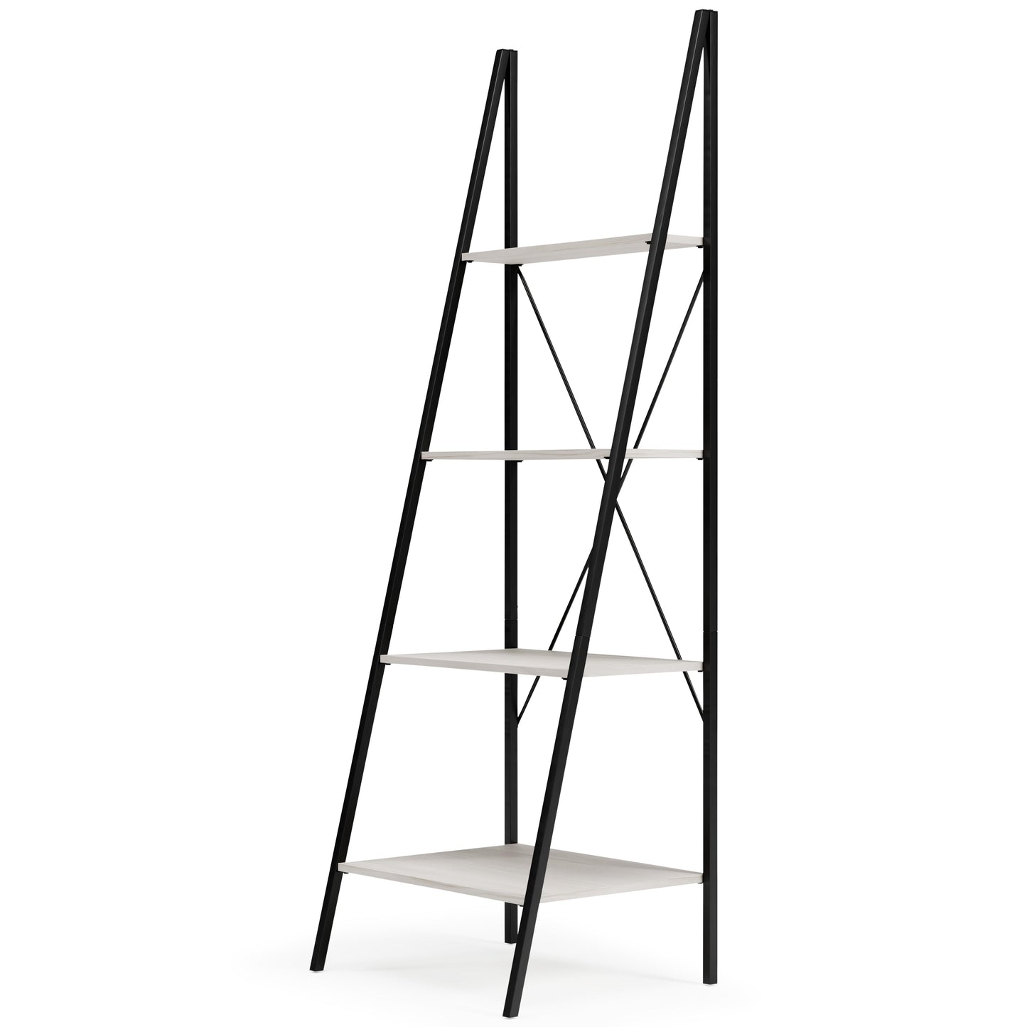 Bayflynn White/Black Bookcase