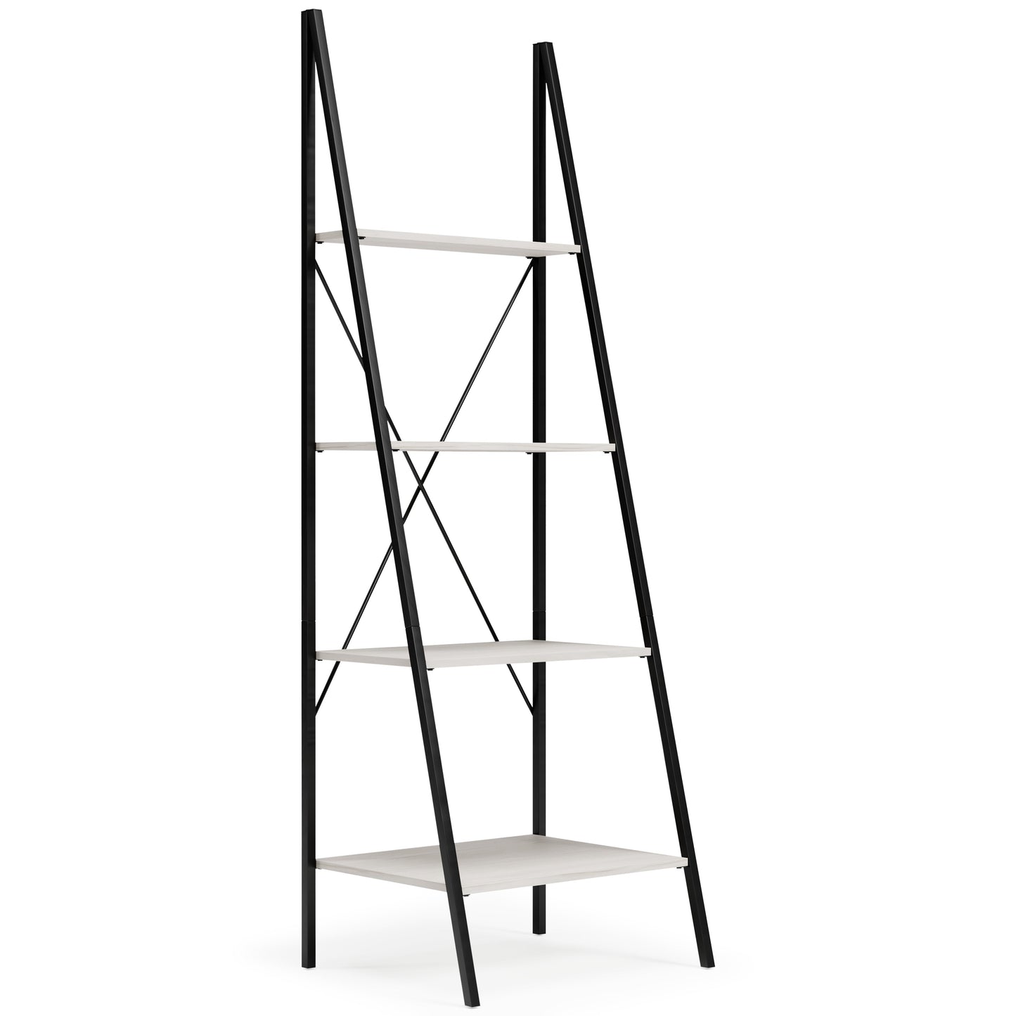 Bayflynn White/Black Bookcase