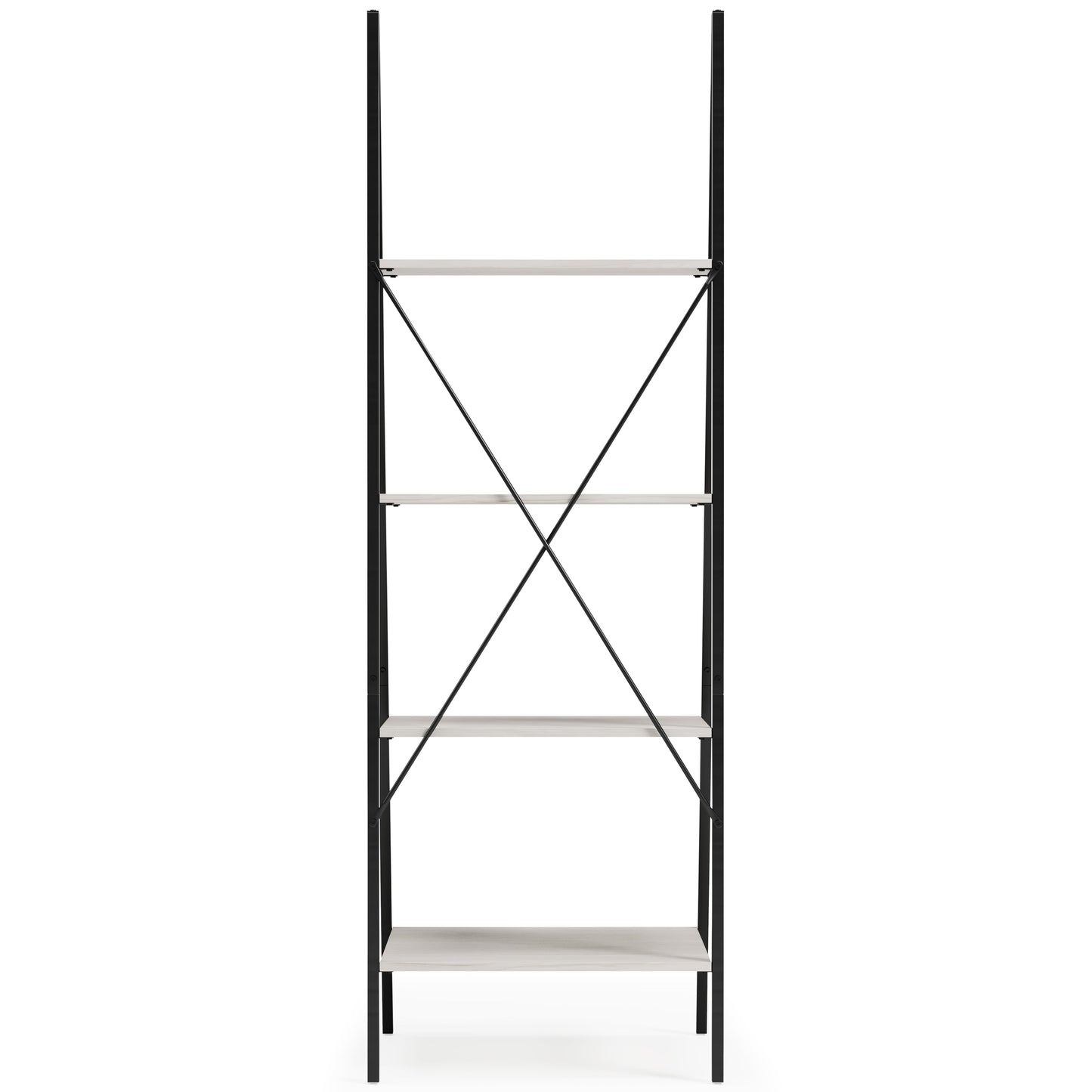 Bayflynn White/Black Bookcase