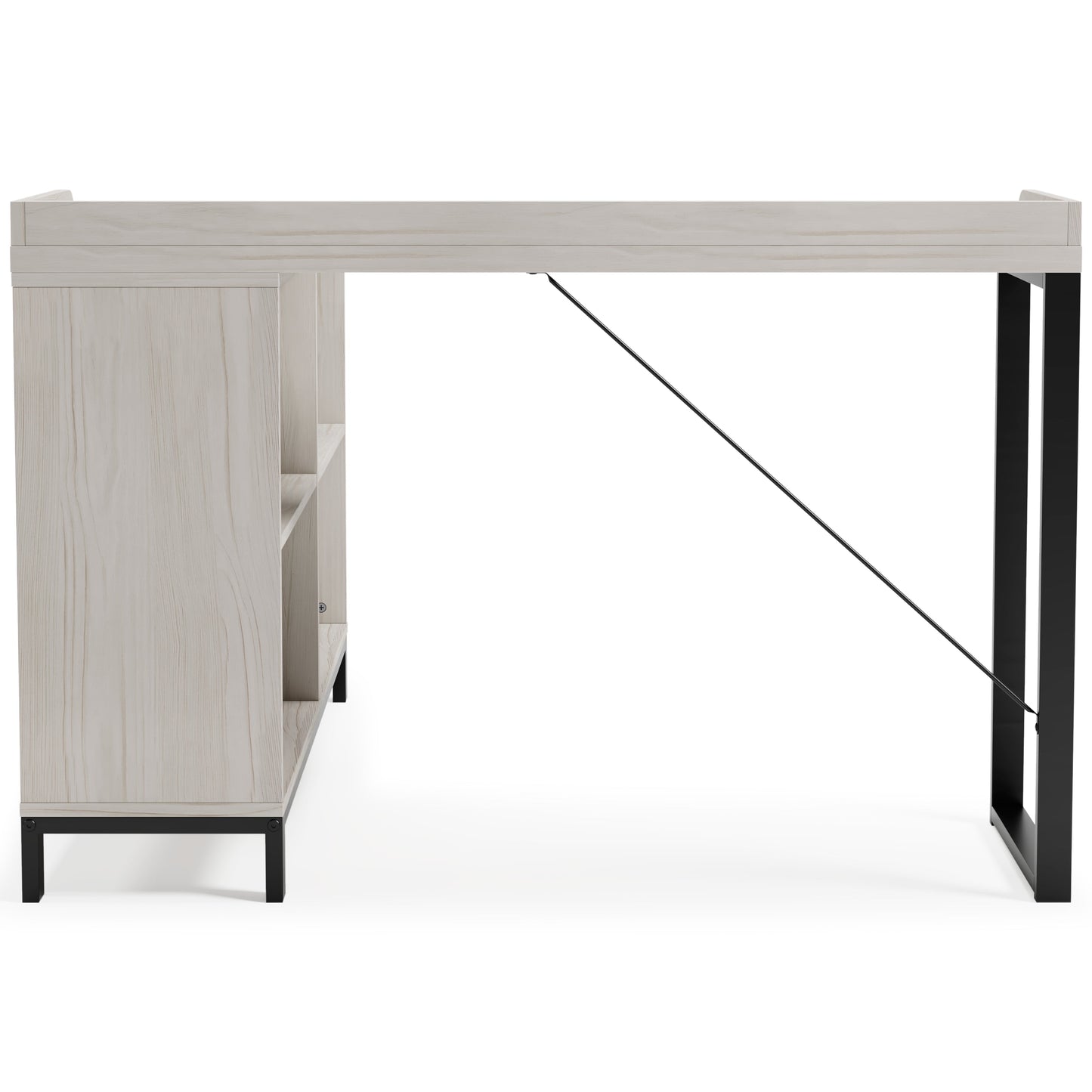 Bayflynn White/Black L-Desk